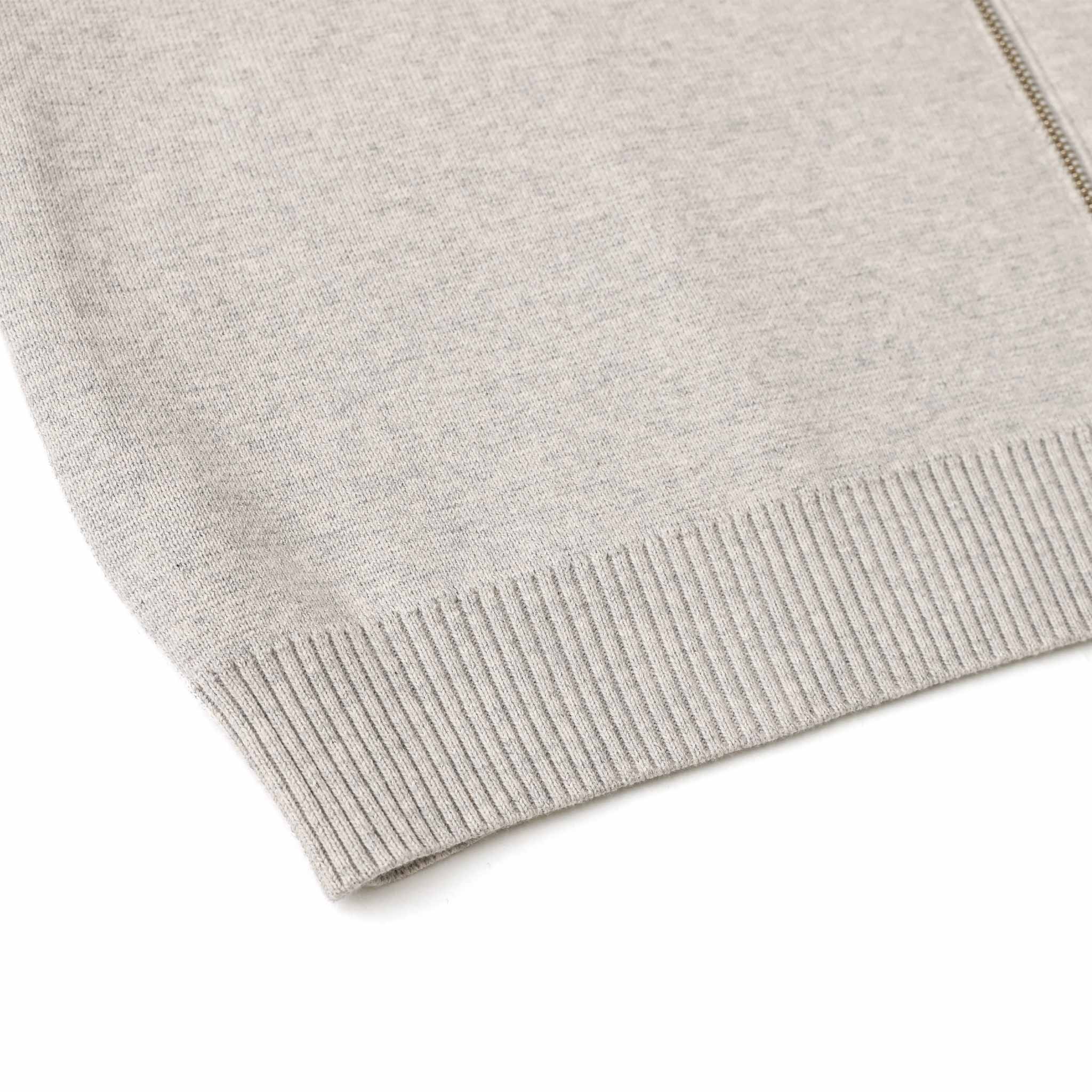 ハーフミラノニットジャケット 長袖