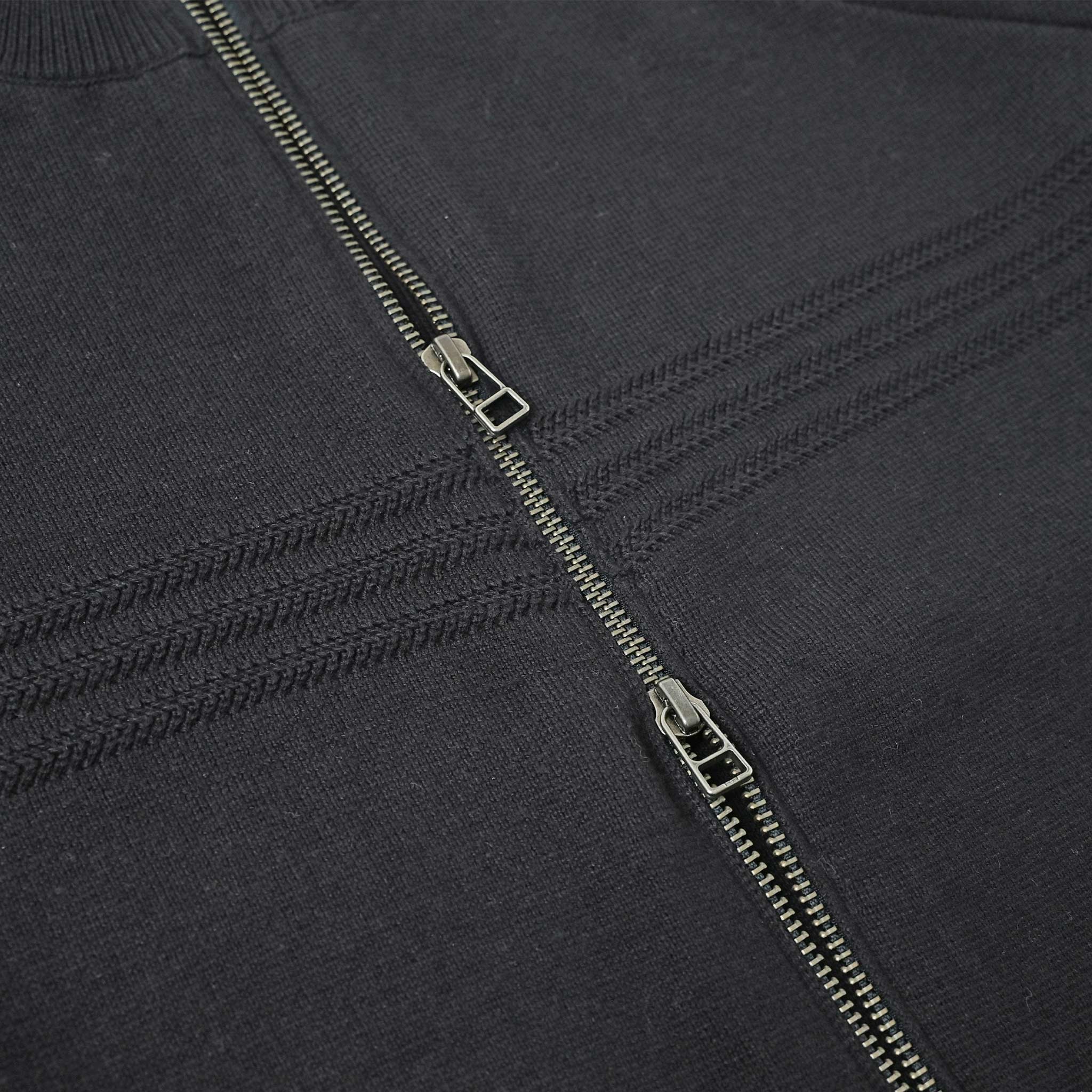 ハーフミラノニットジャケット 長袖