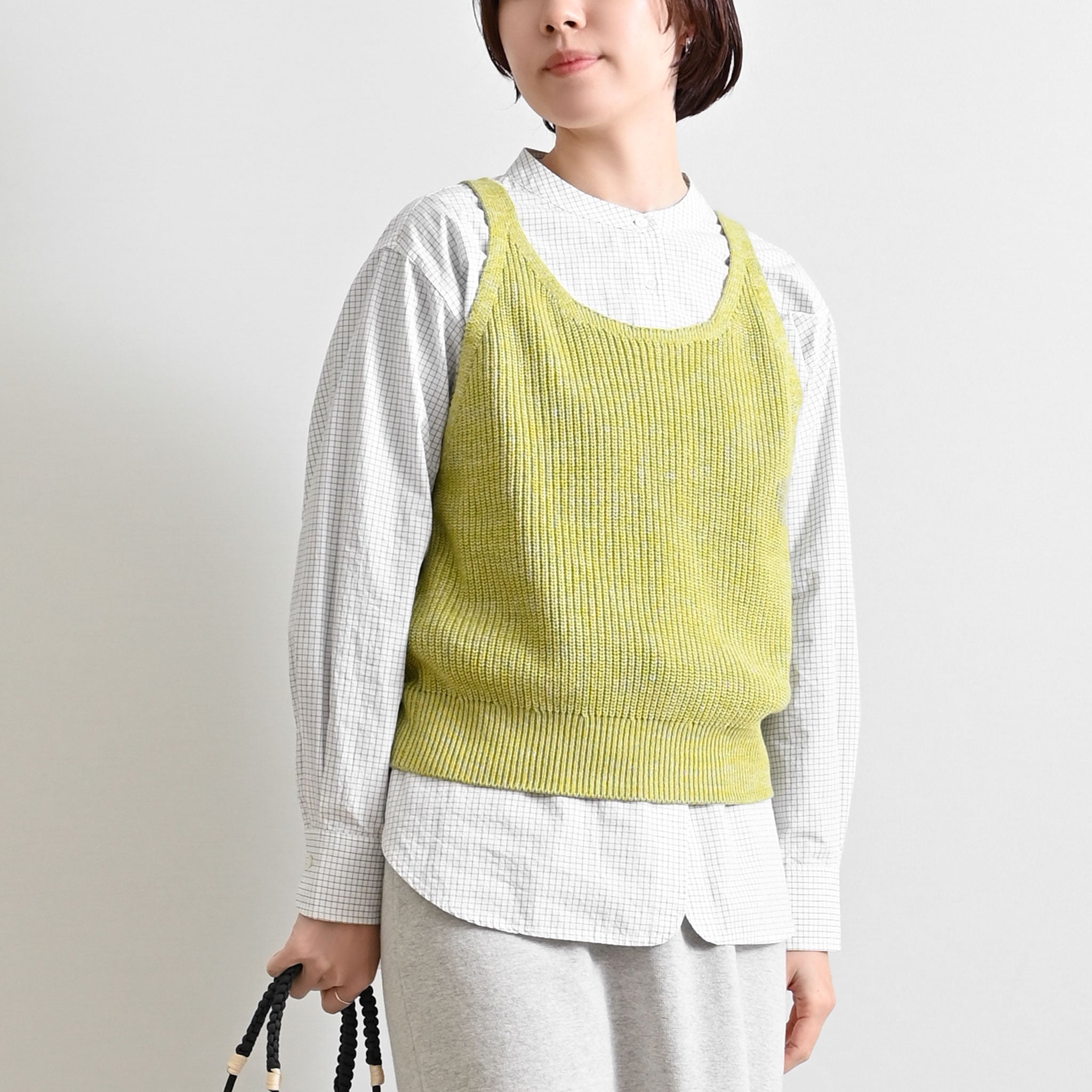 ミドルゲージニット2WAYベスト