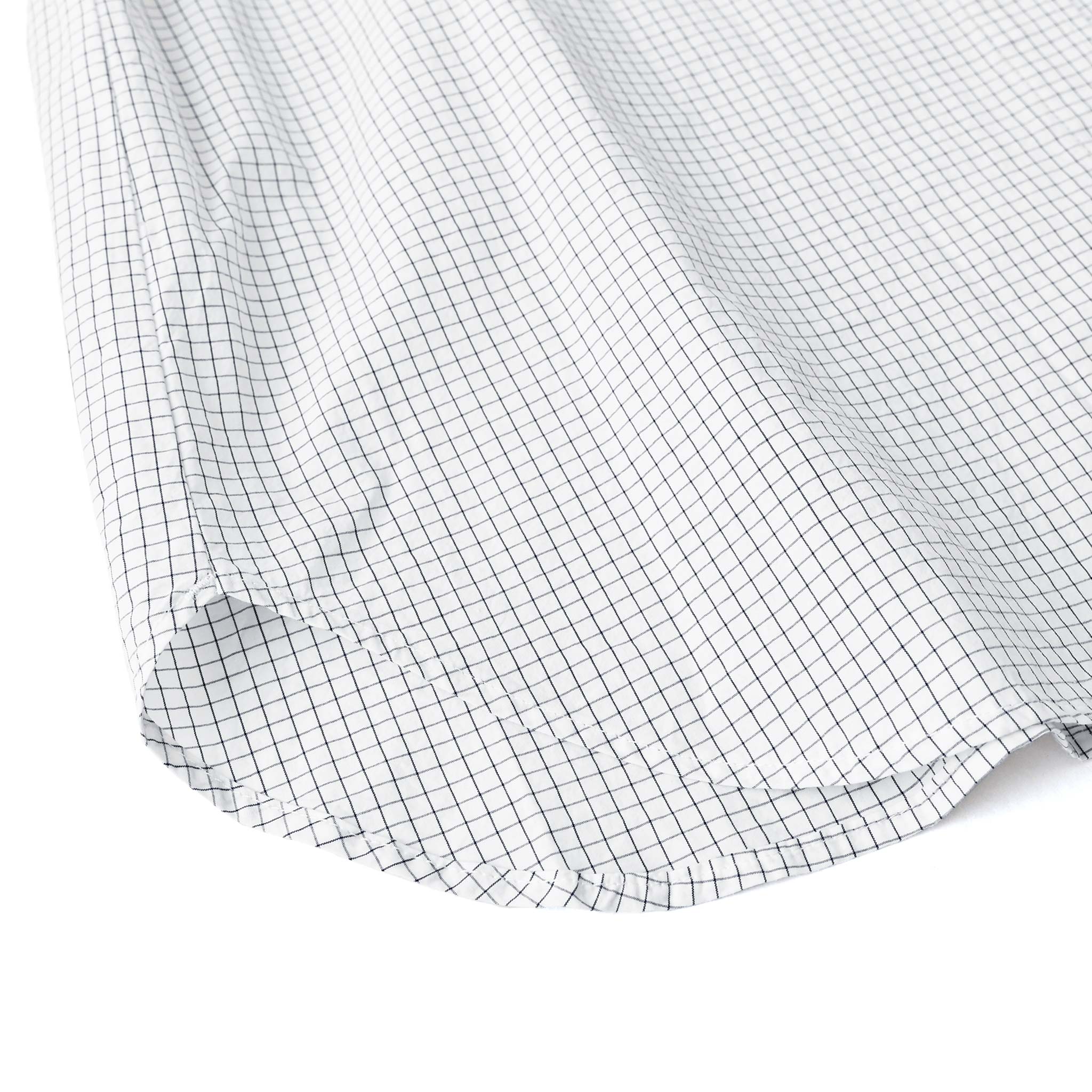 シンプルチェックブラウス 長袖