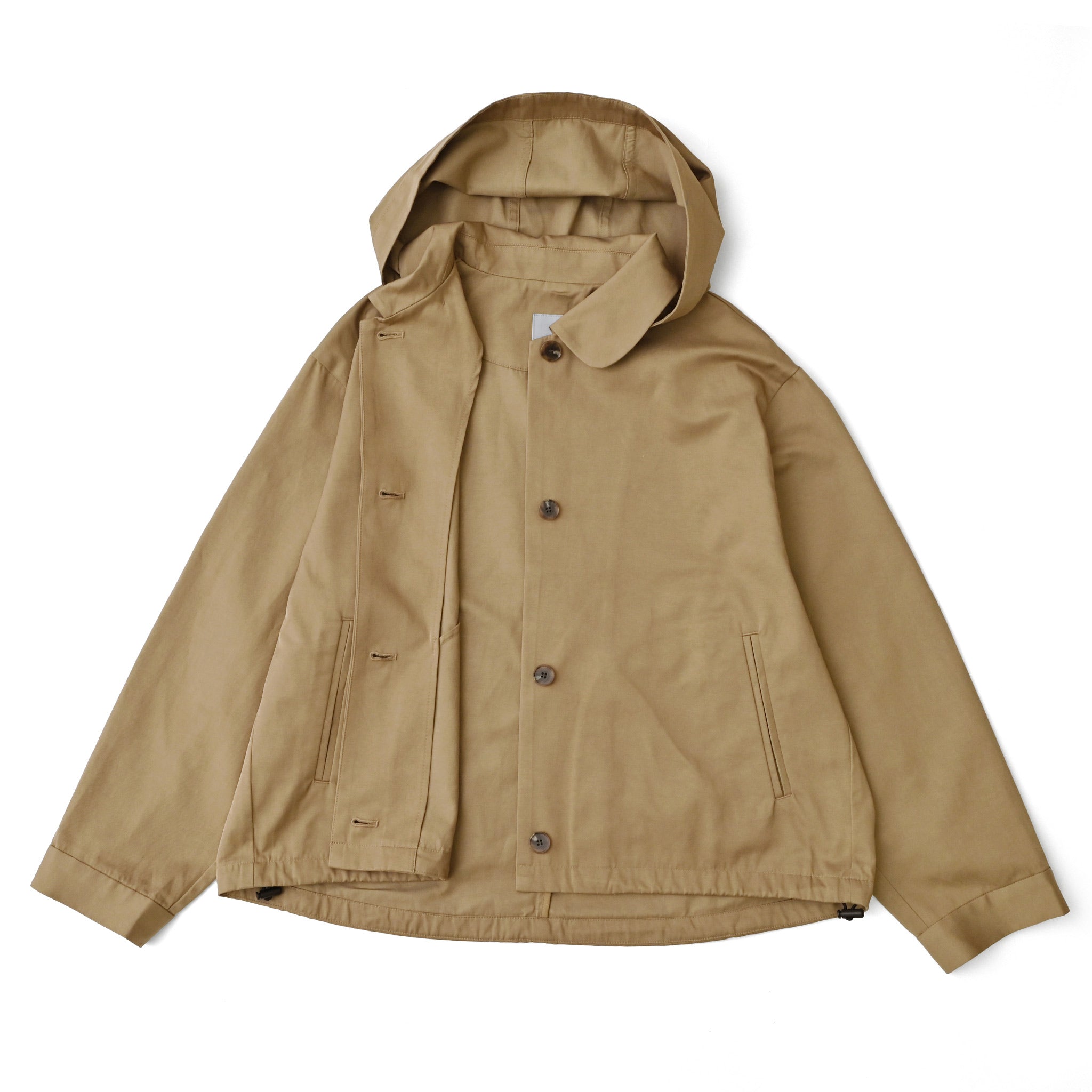 TCツイルジャケット フード付き 長袖