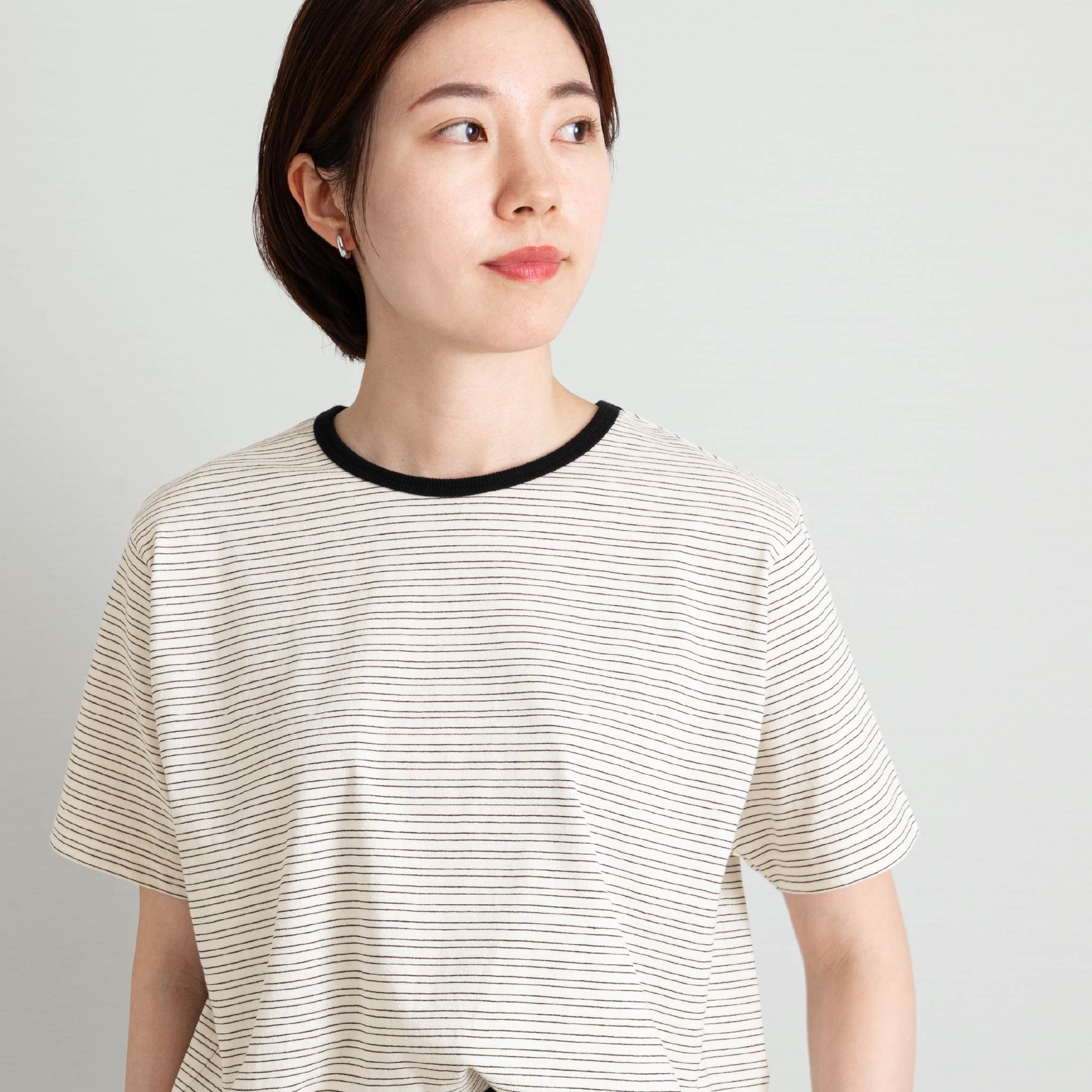 テンジクマルチボーダーTシャツ 半袖