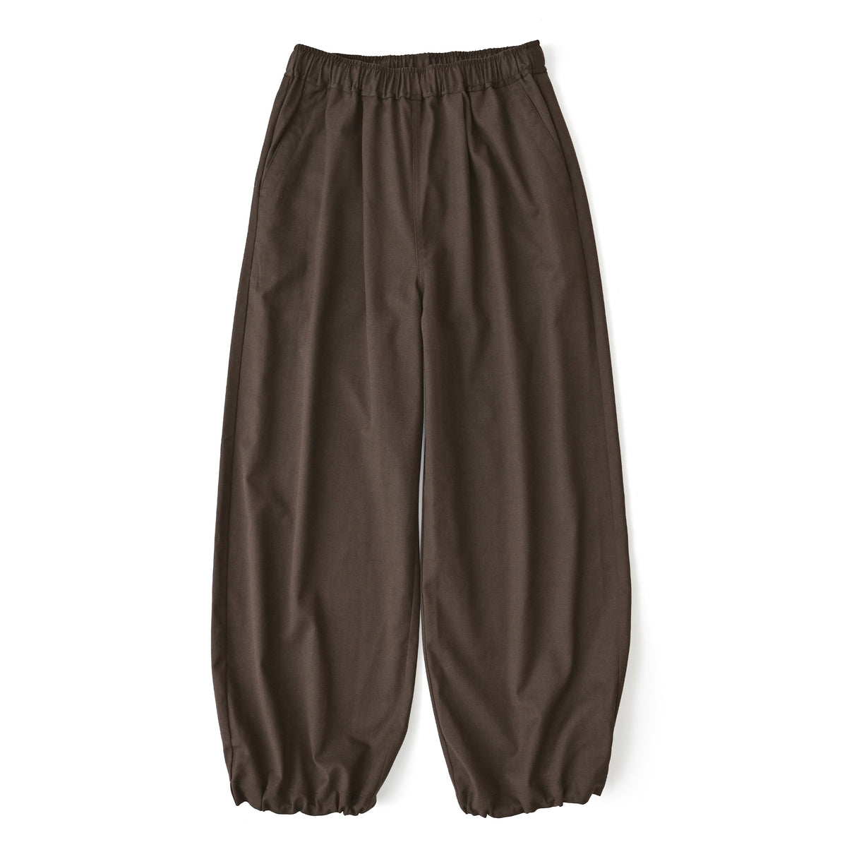 ウールブレンドツイルパンツ