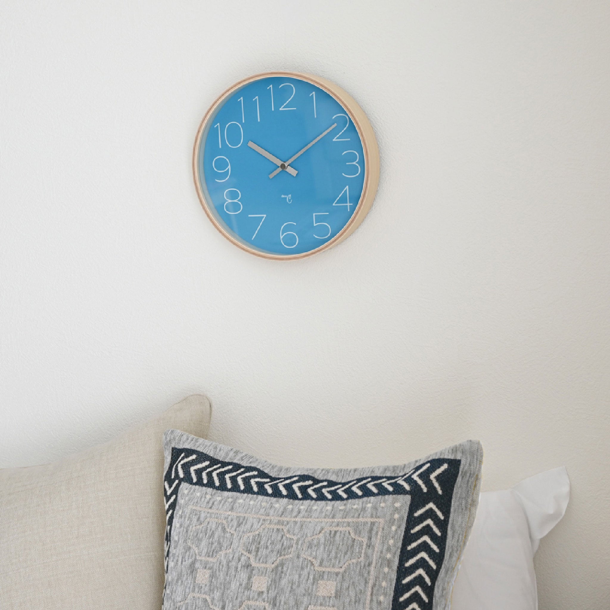 ウッドクロック 掛け電波時計