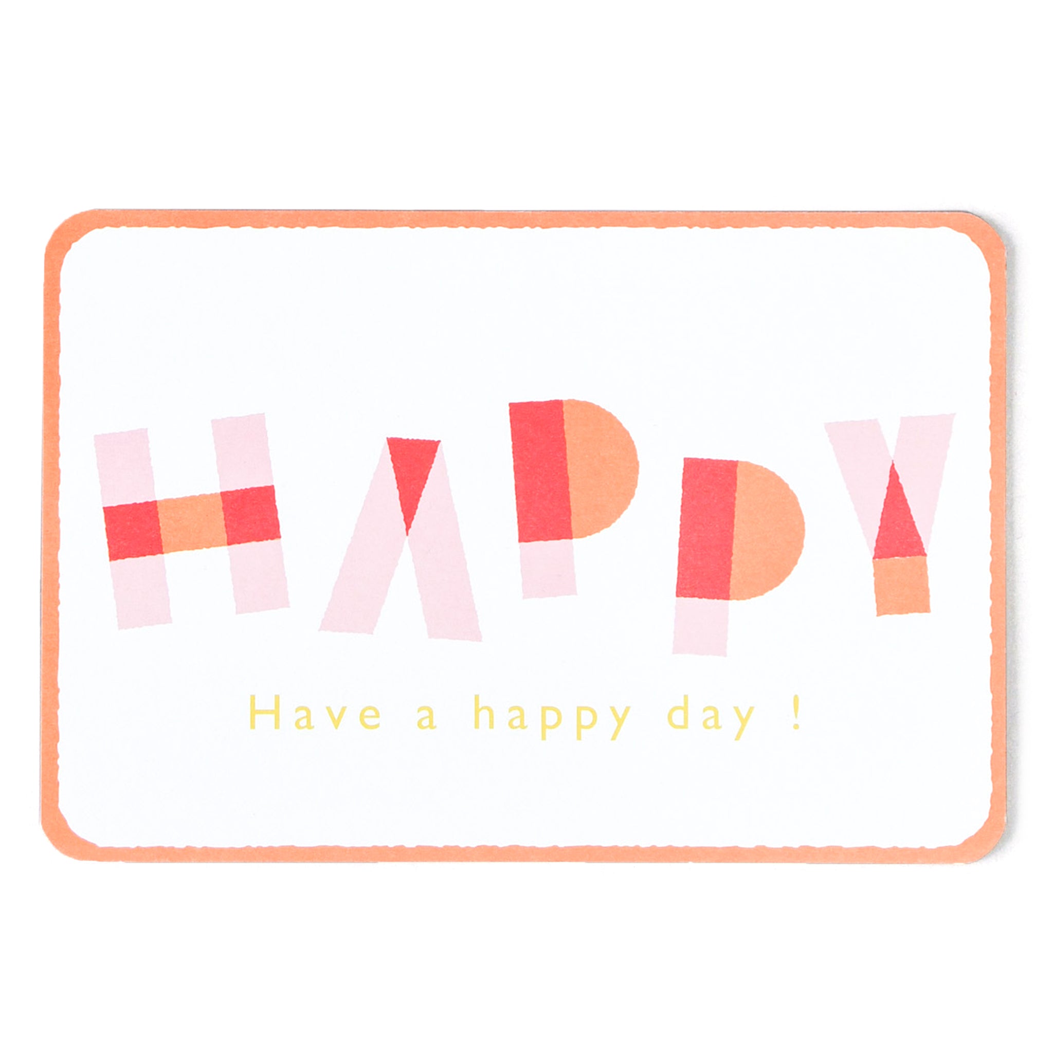 グリーティング ポストカード(Apple/Pear/HAPPY/ENJOY)