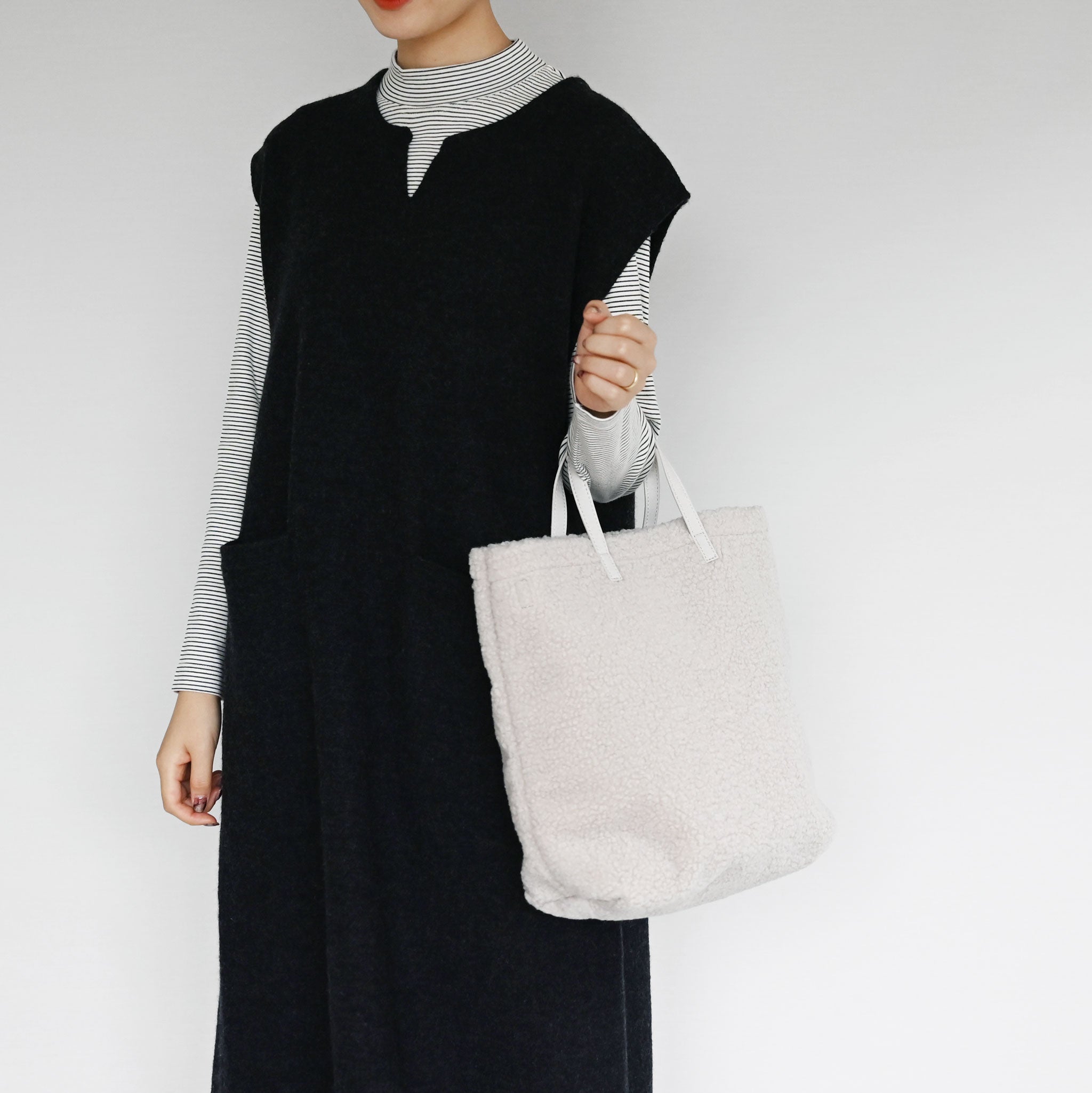 リバーシブルボアバッグ