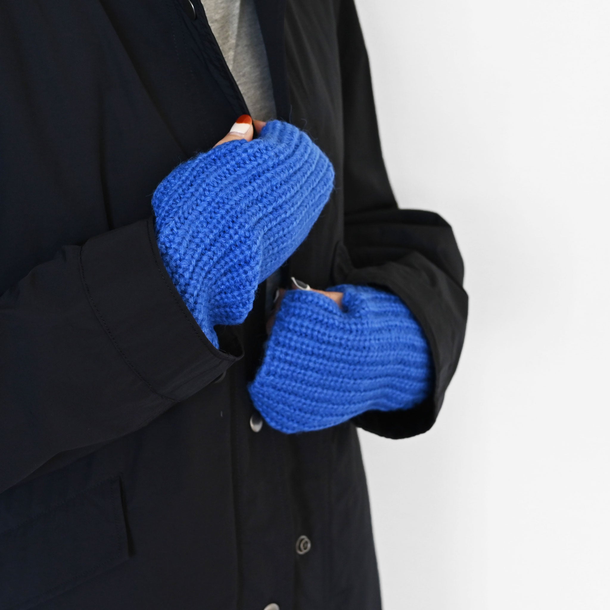 ローゲージニットアームウォーマー