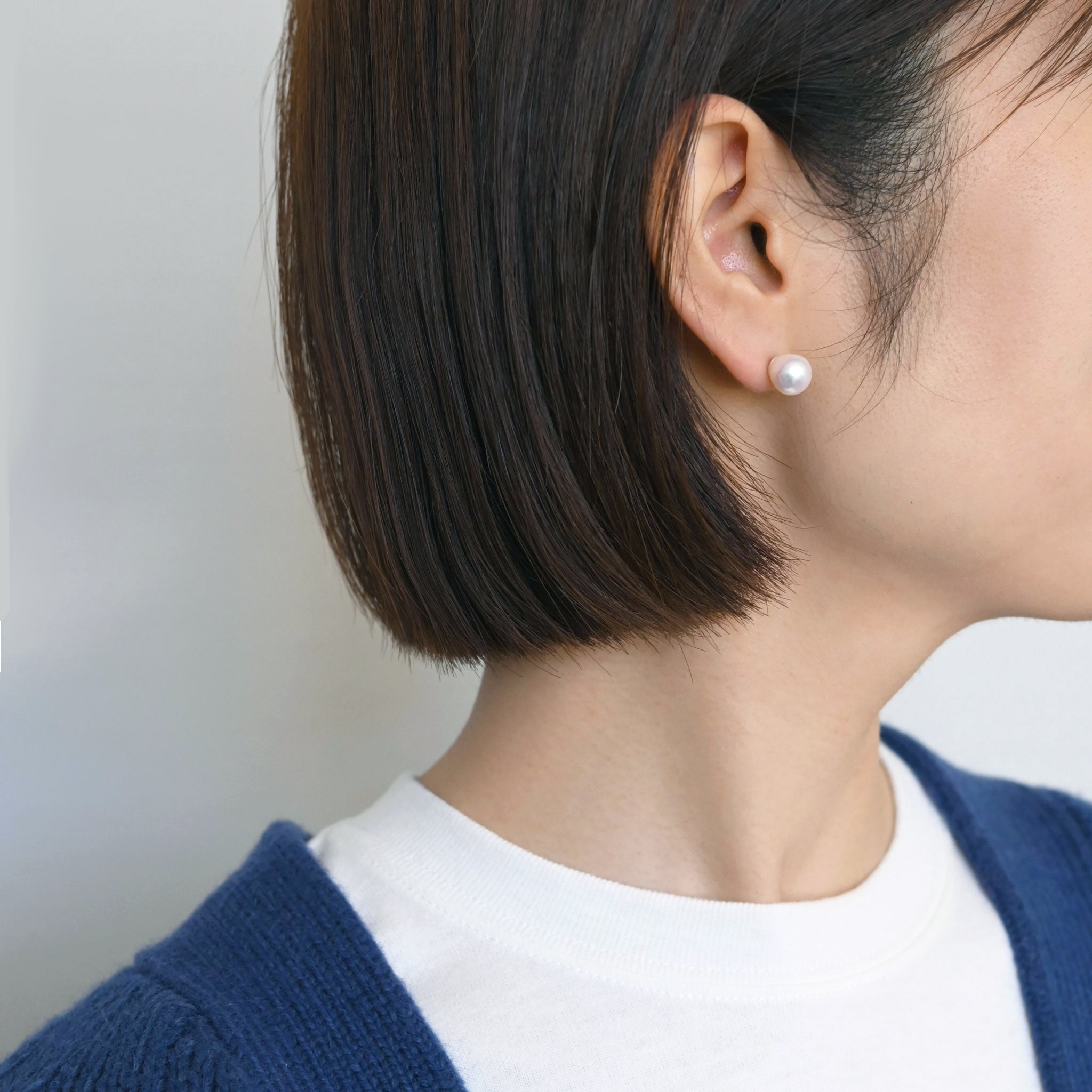 淡水パールピアス KE23T