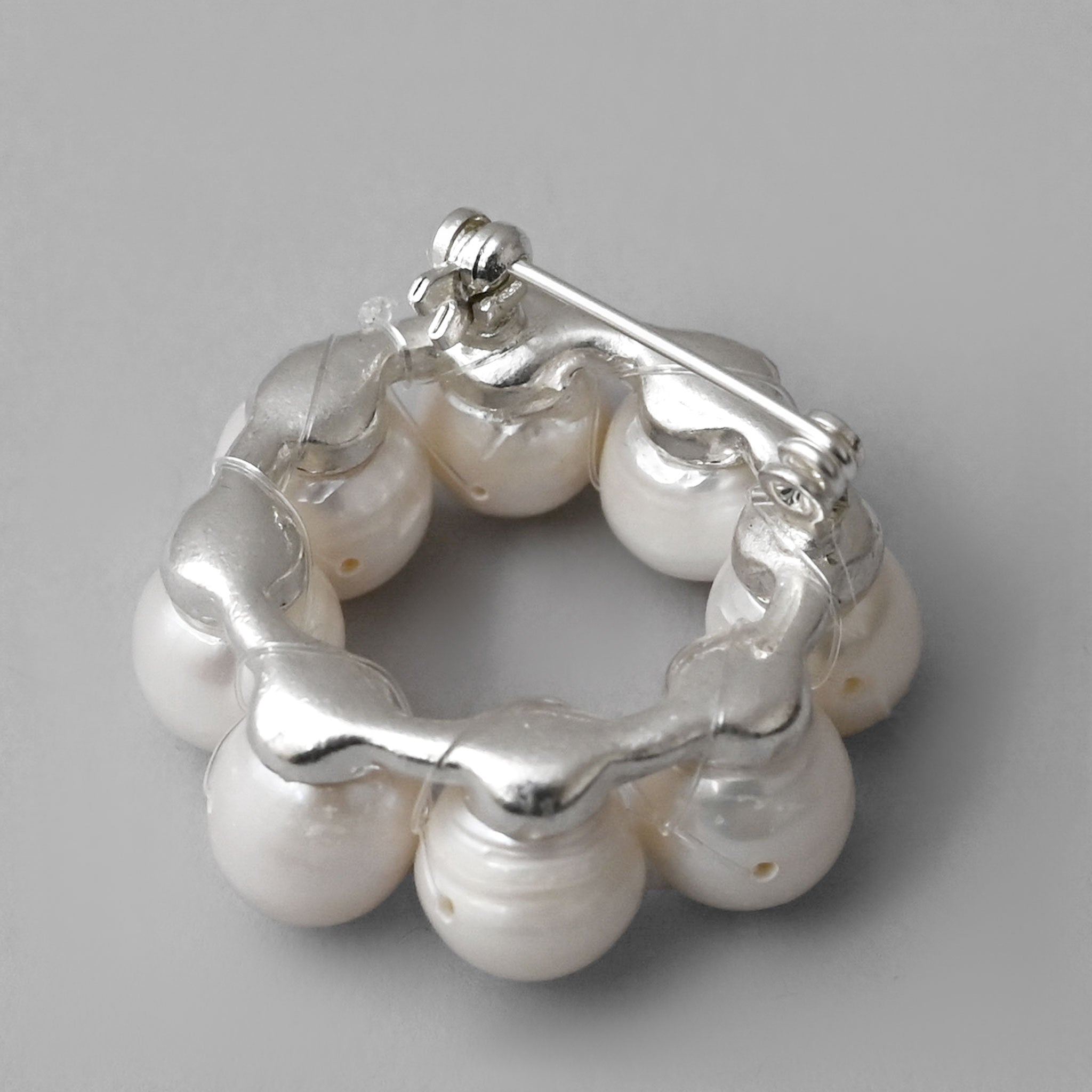 淡水パールブローチ KE23W