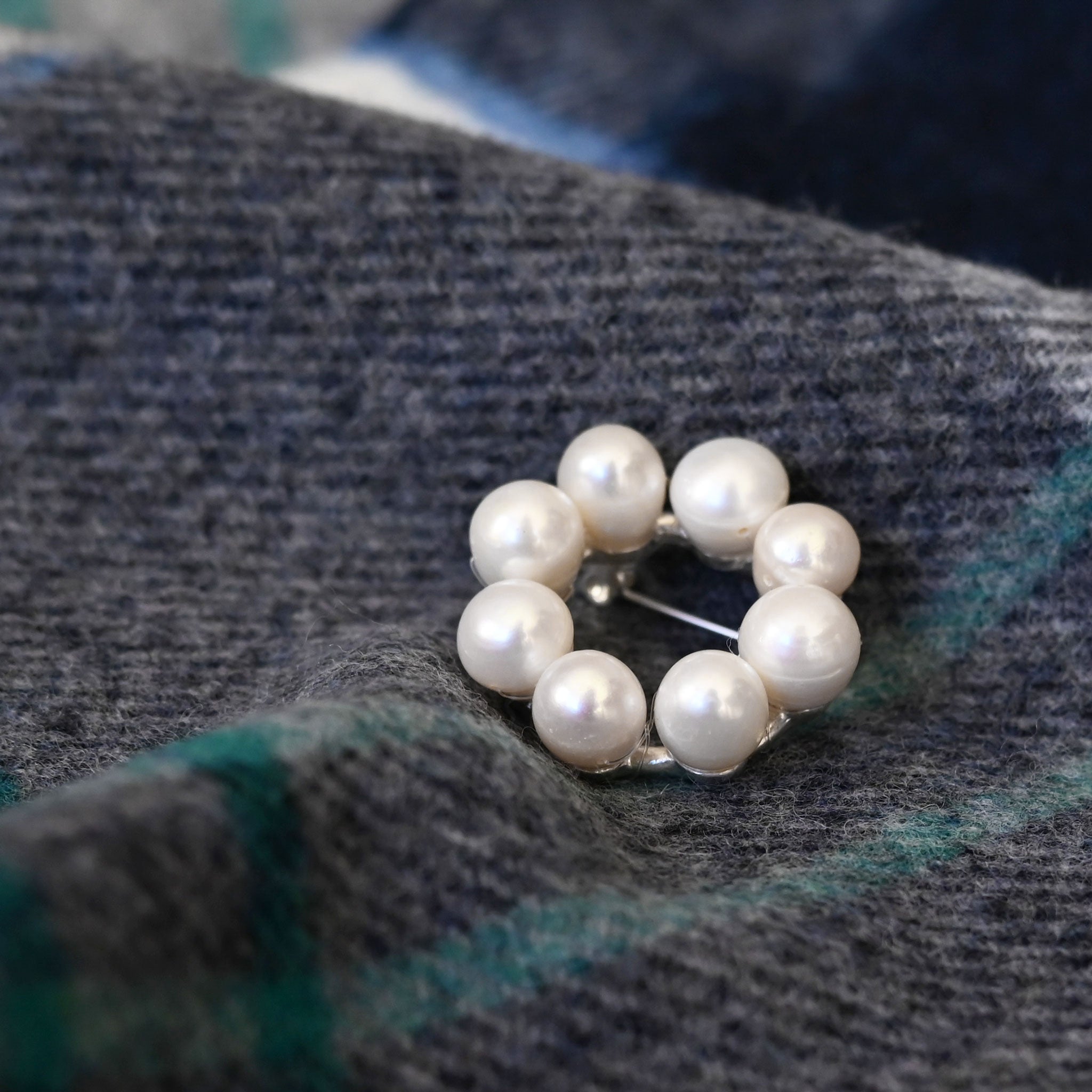 淡水パールブローチ KE23W