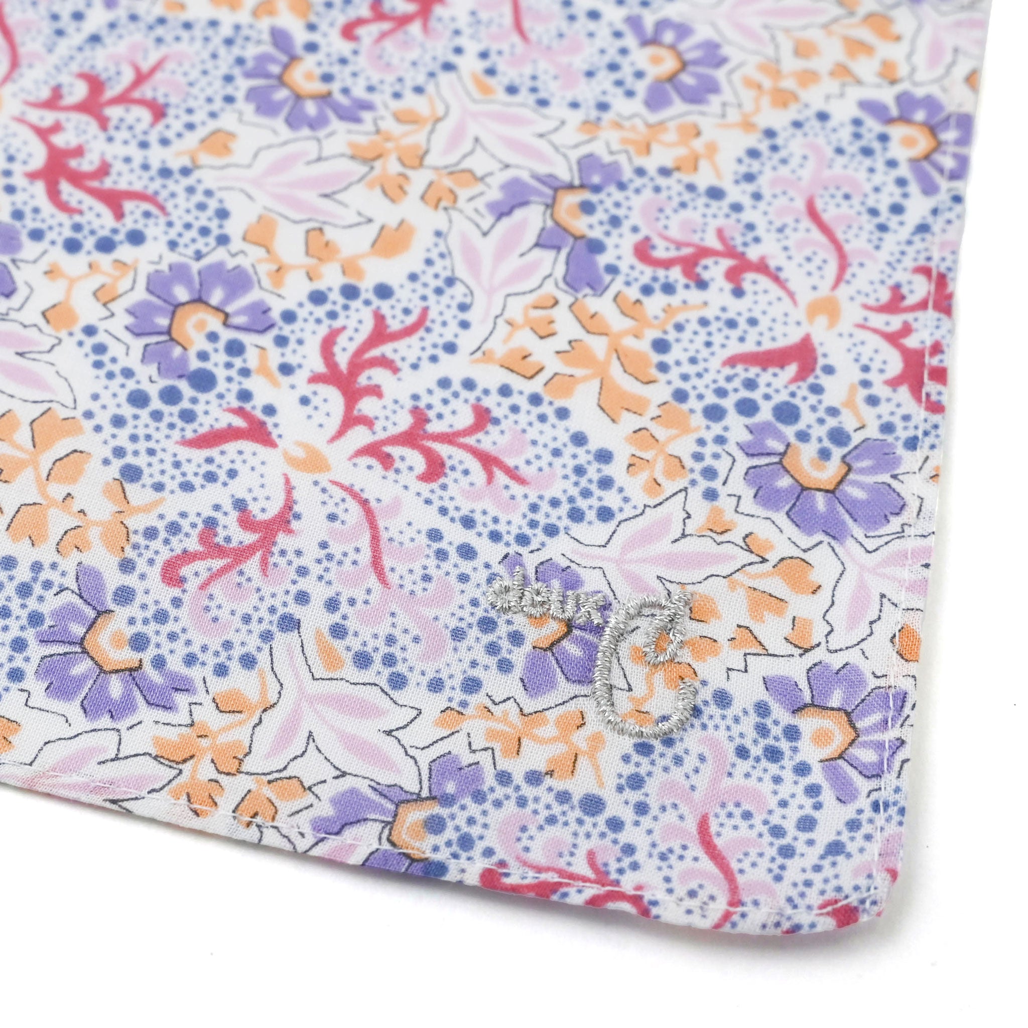 ハンカチ フラワーシード 花柄