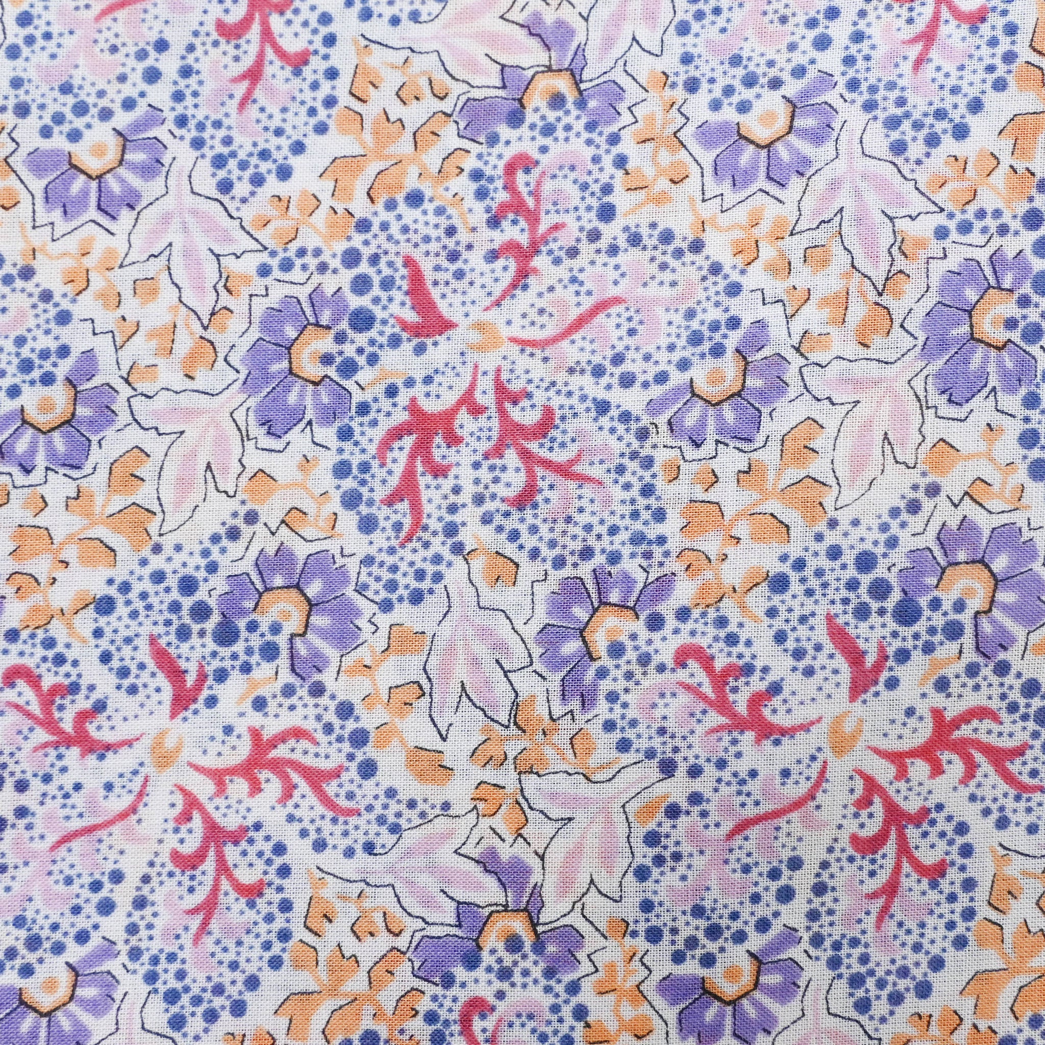 ハンカチ フラワーシード 花柄