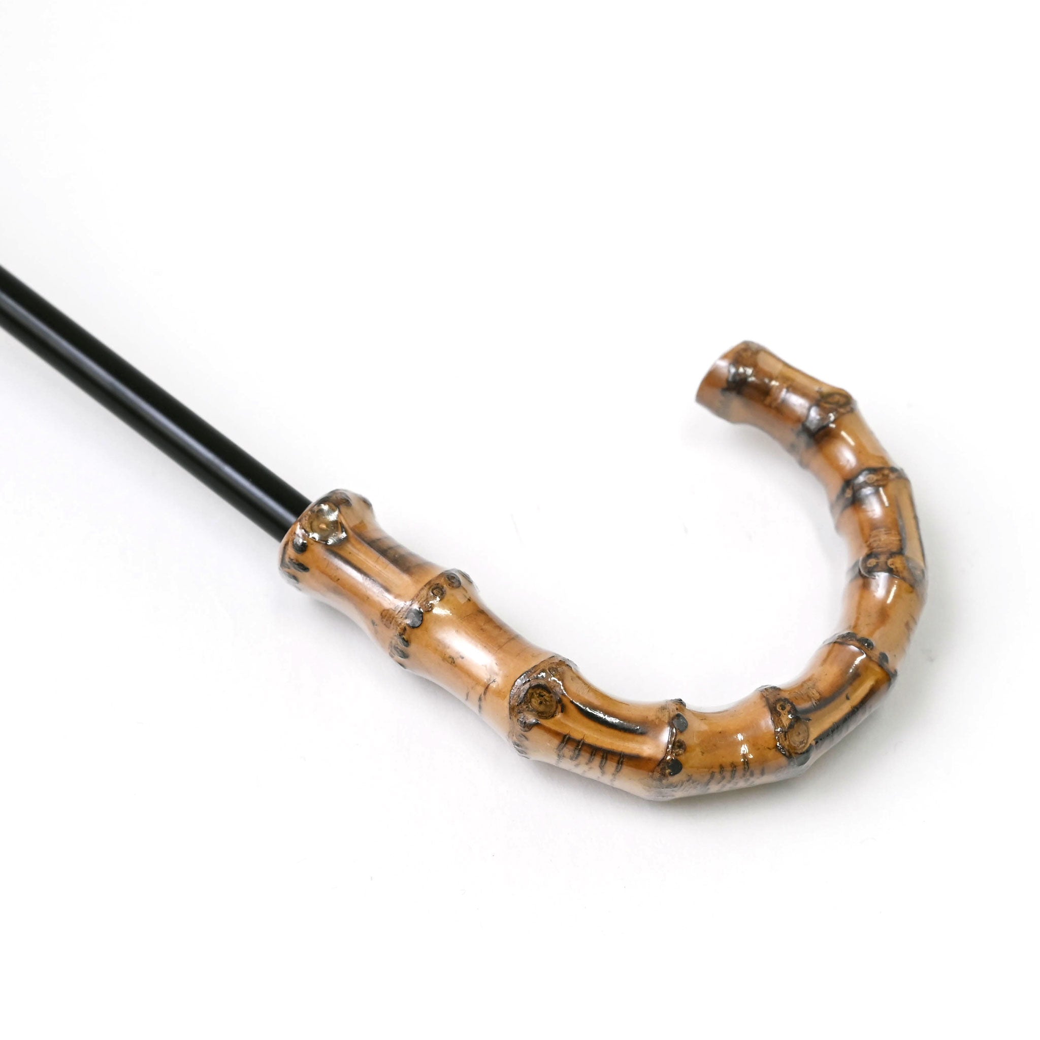 折りたたみ日傘 バンブーハンドル 麻