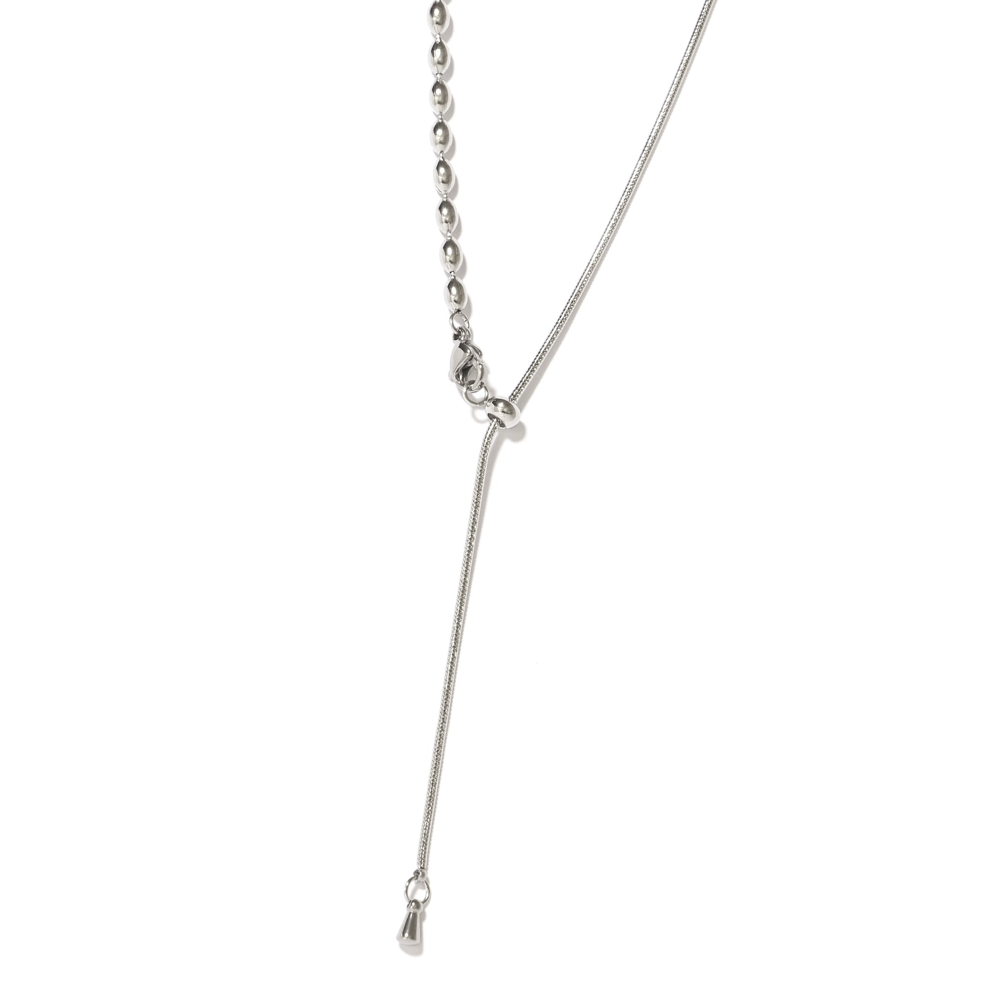 ステンレス2WAYロングネックレス KE24I (58cm)