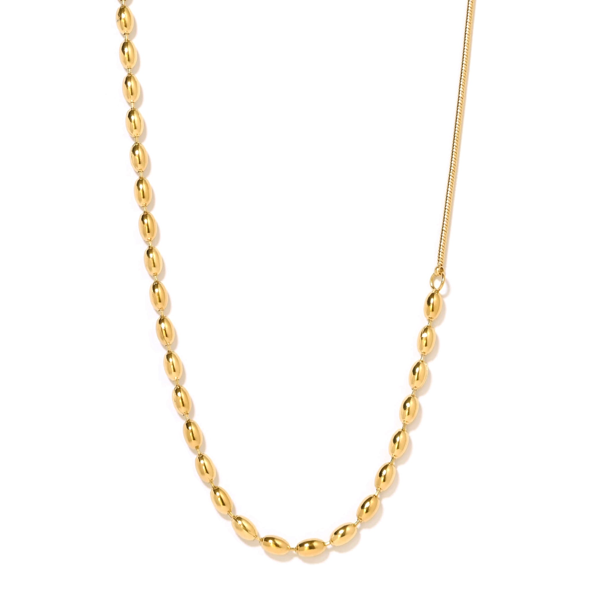 ステンレス2WAYロングネックレス KE24I (58cm)