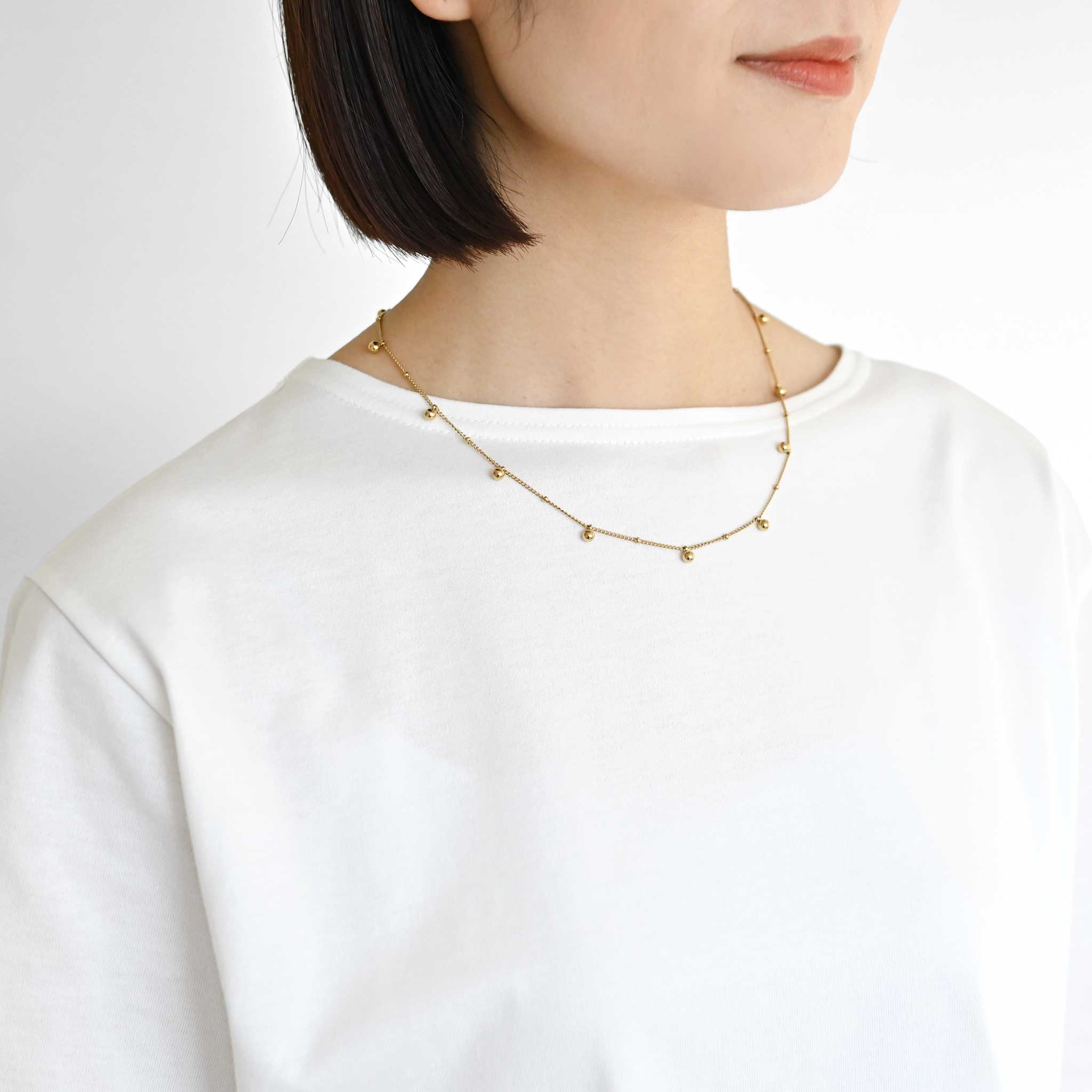 ステンレスネックレス KE24J (40cm)