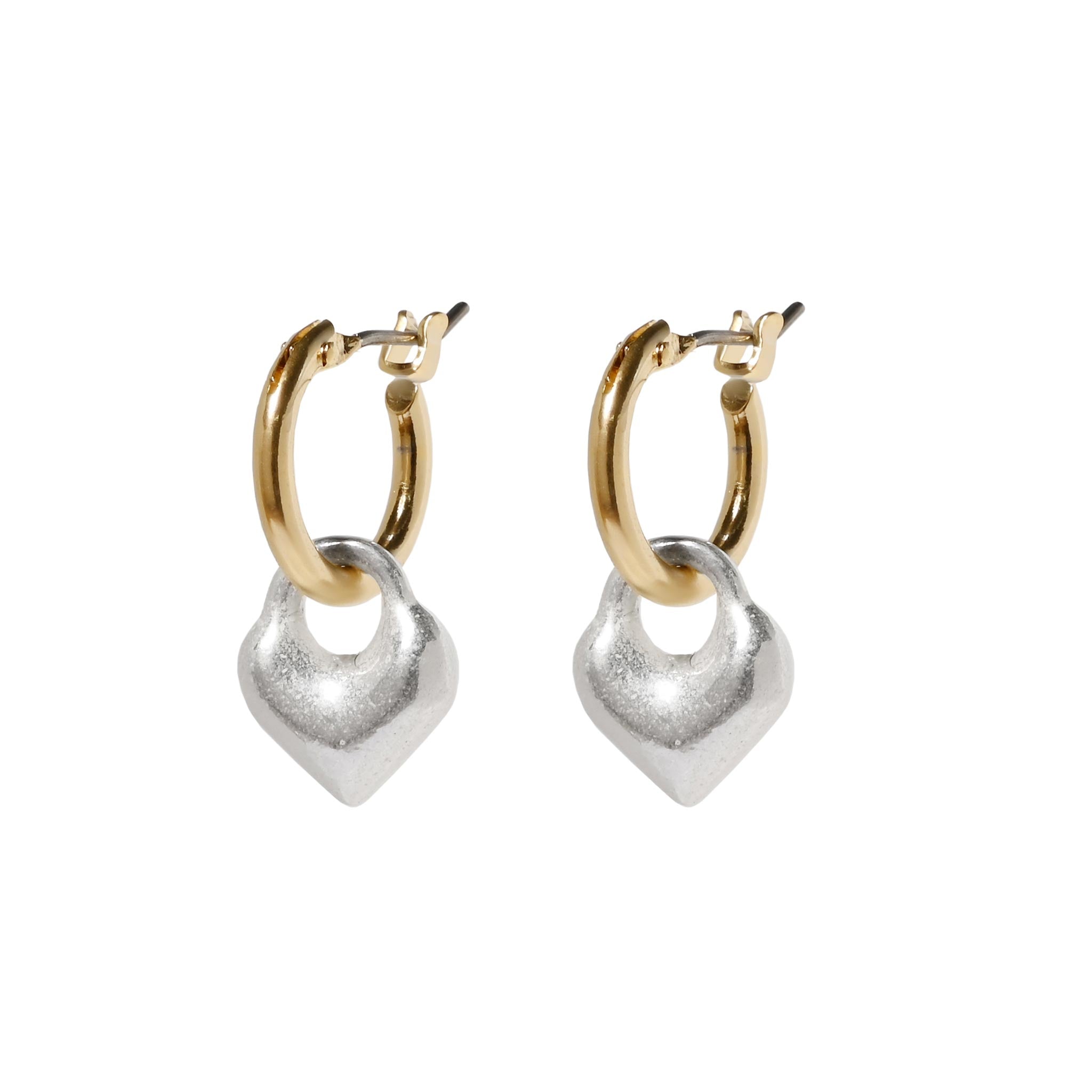 ハートフープピアス AP24F