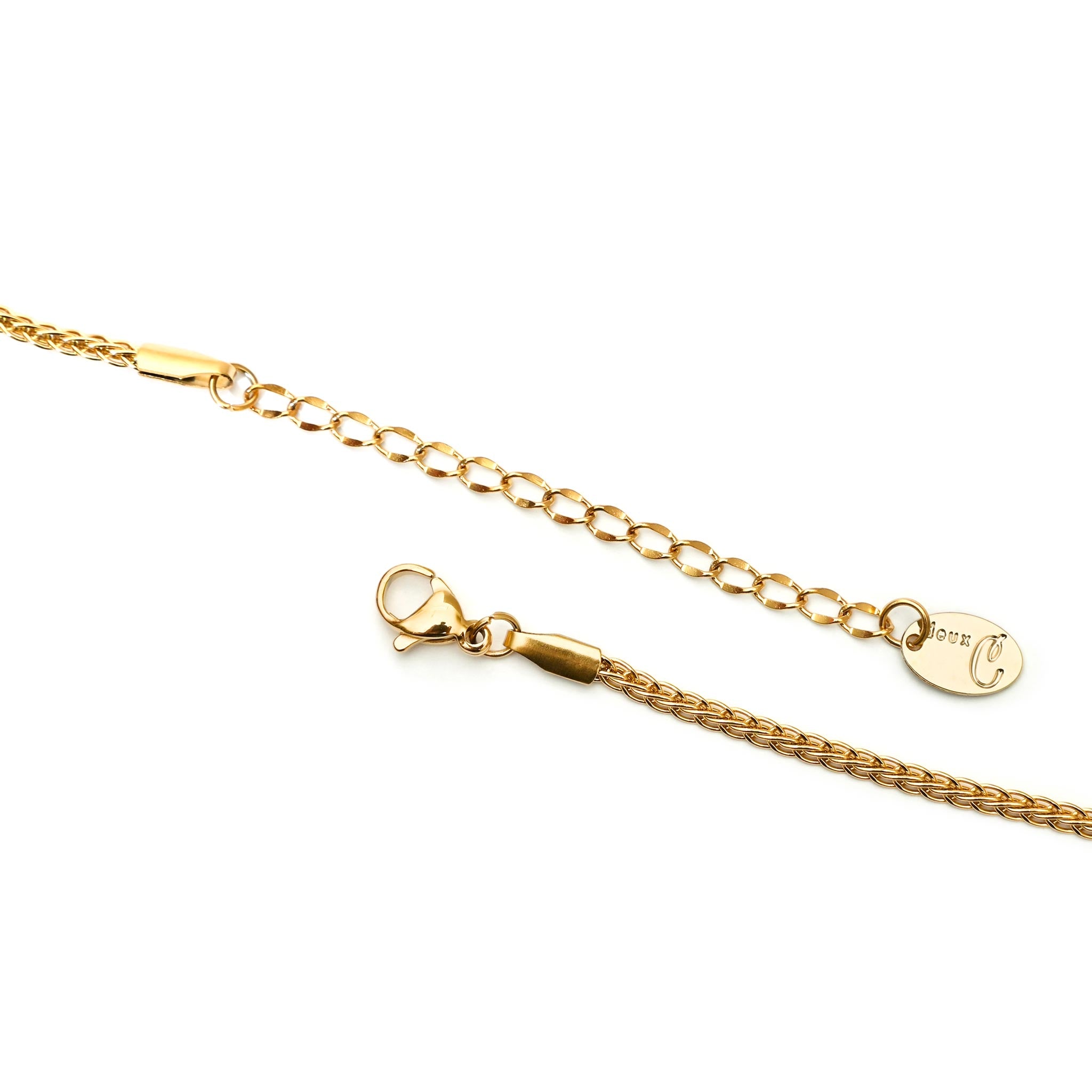 ステンレスネックレスKE25V (40cm)