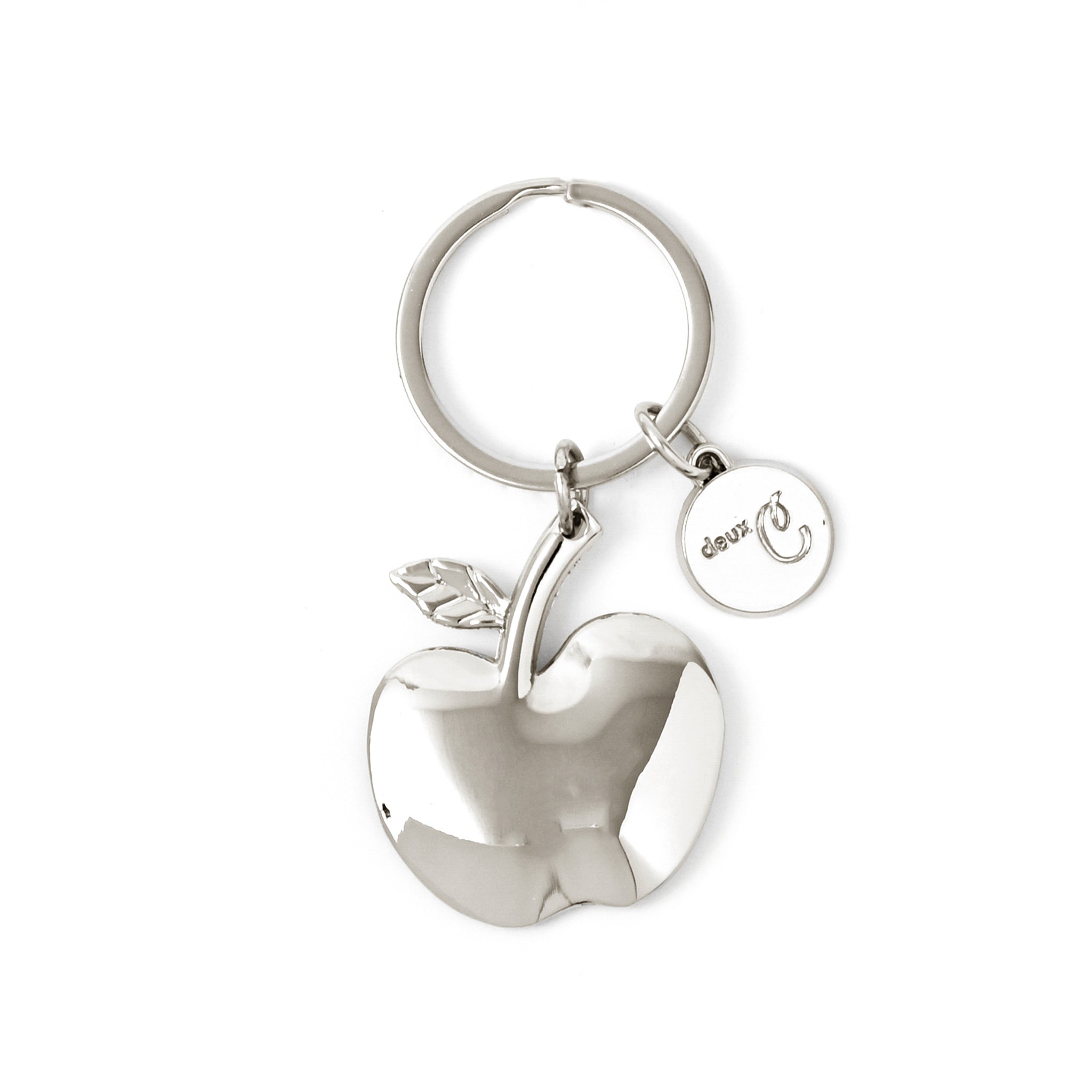 メタリックキーホルダー リンゴ