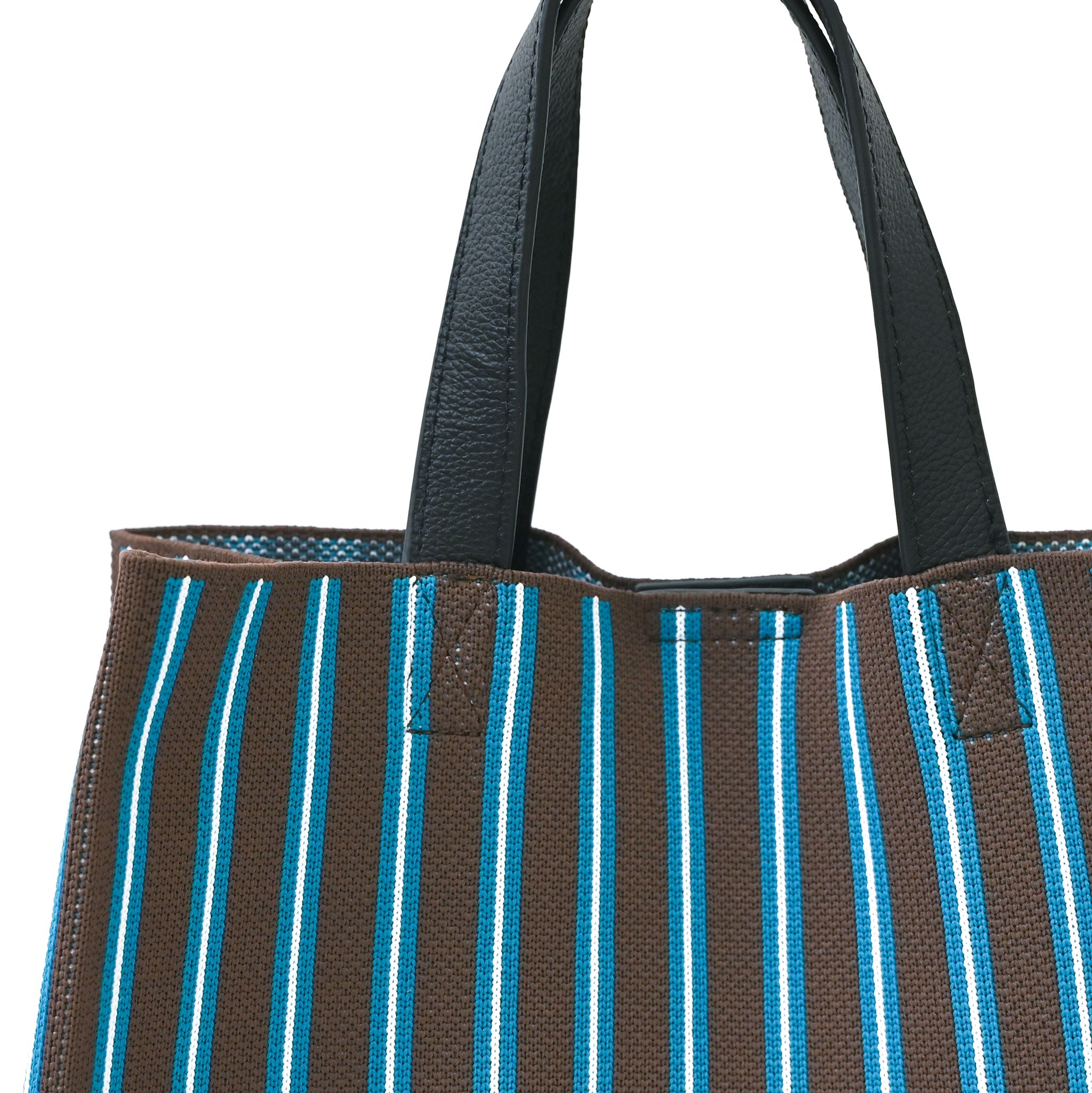 パターンニットバッグ