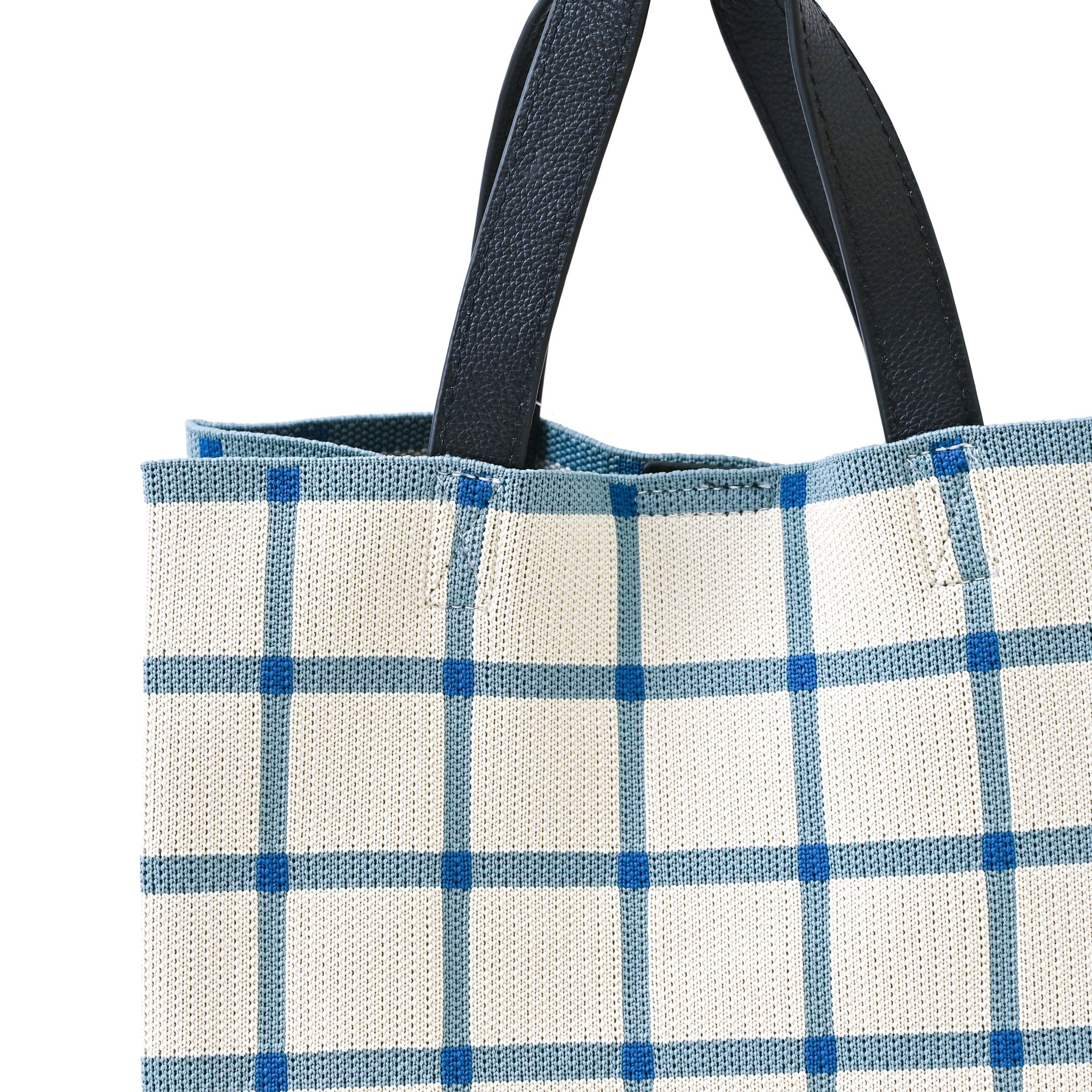 パターンニットバッグ