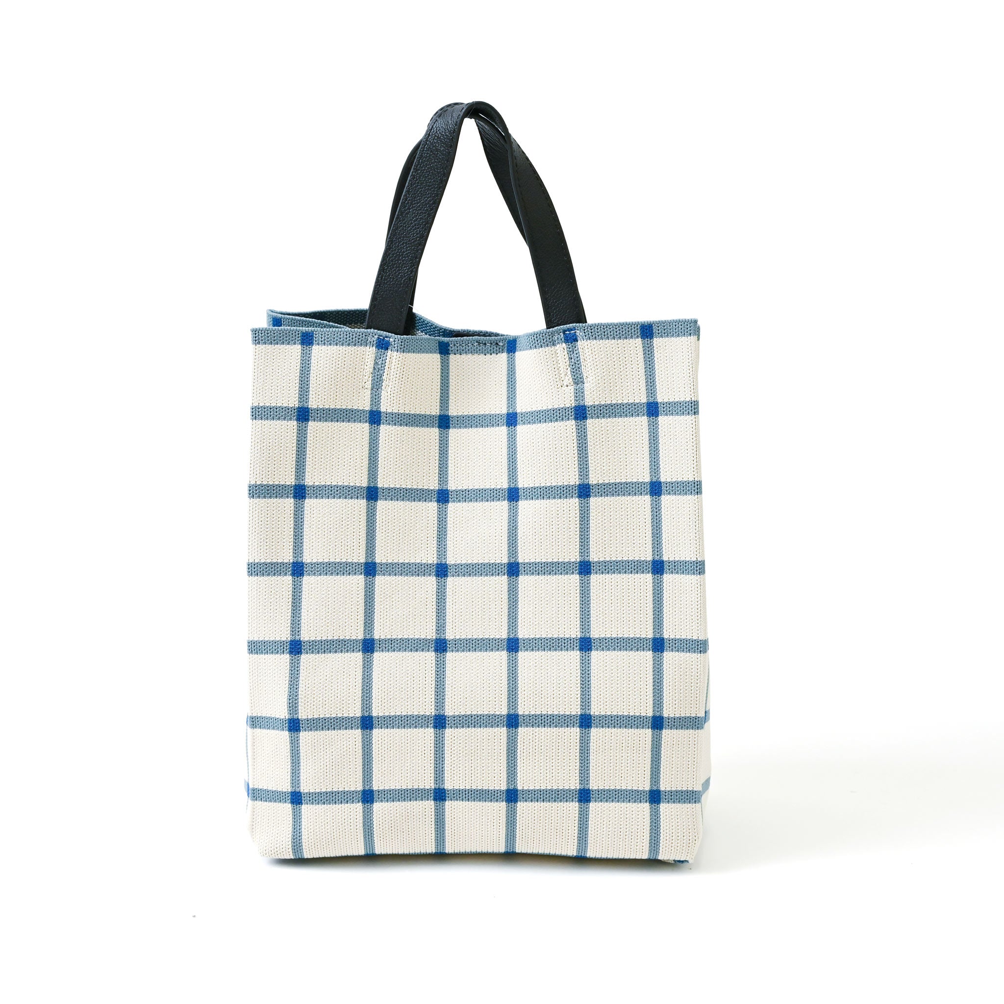 パターンニットバッグ