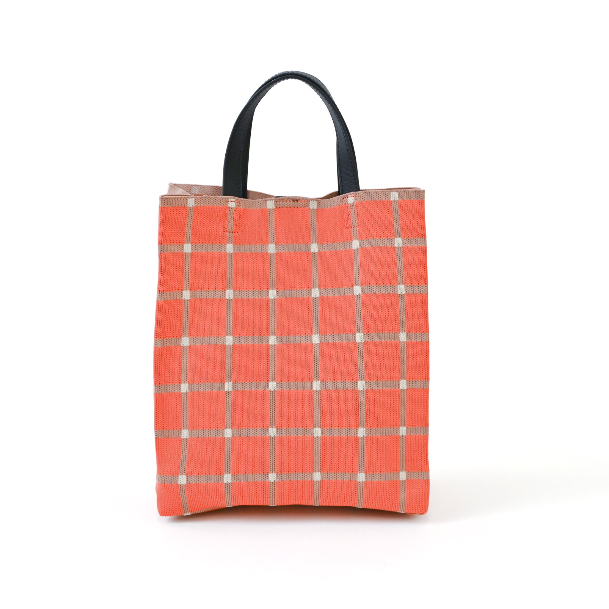 パターンニットバッグ