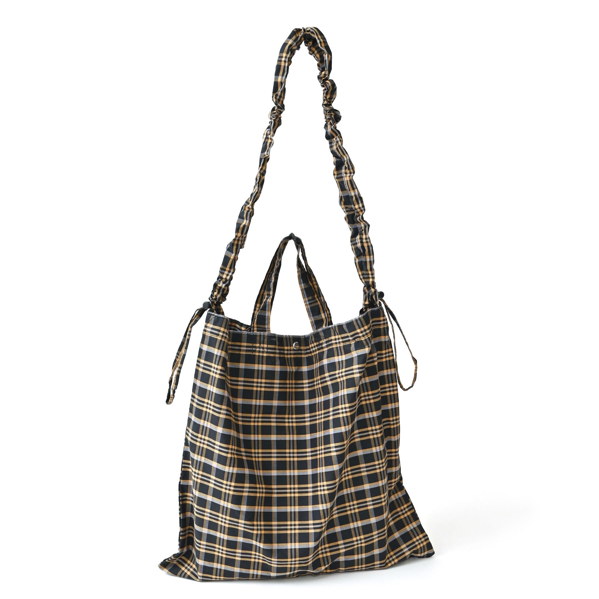 ドロストチェックバッグ