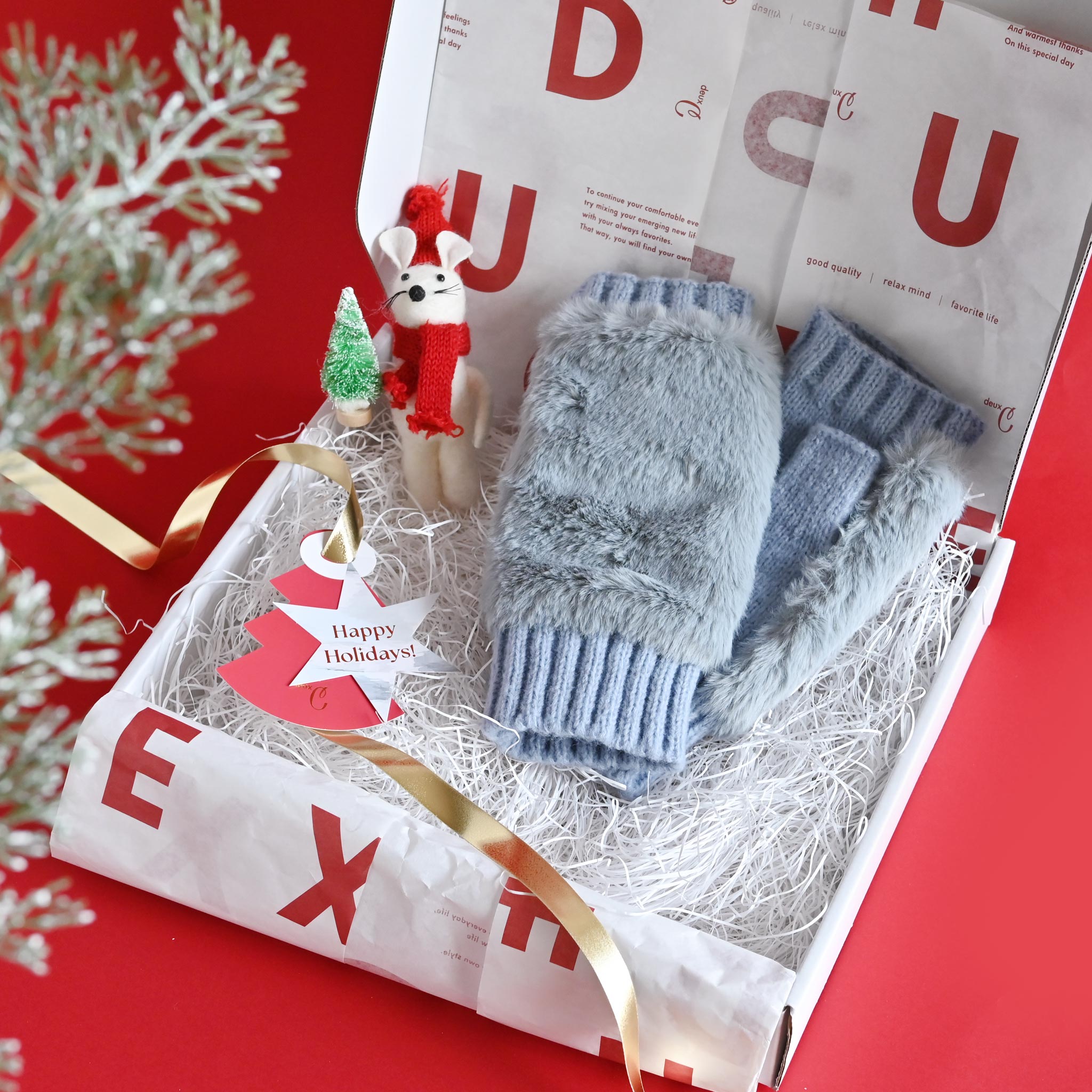 ファーニット 手袋