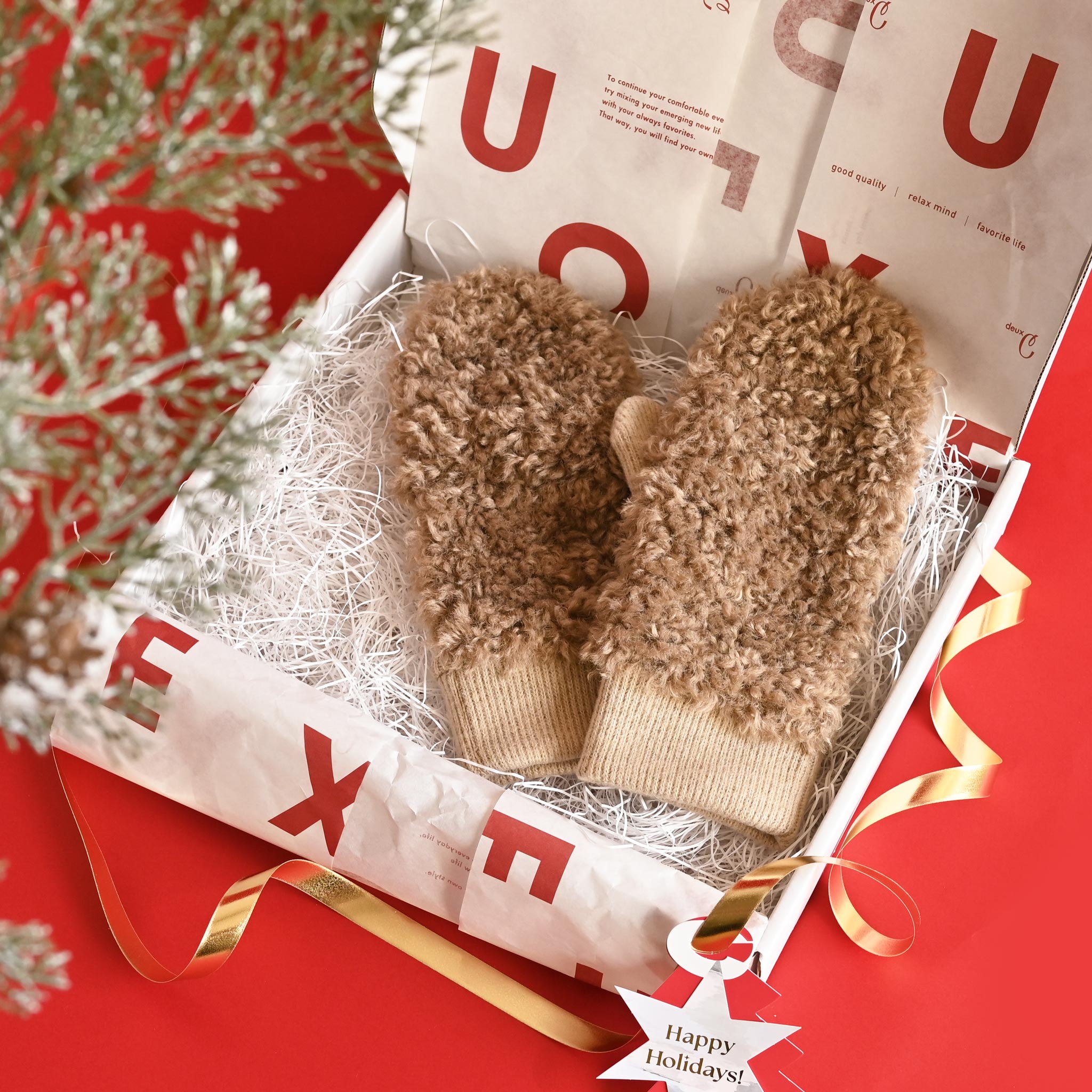 プードルボア 手袋