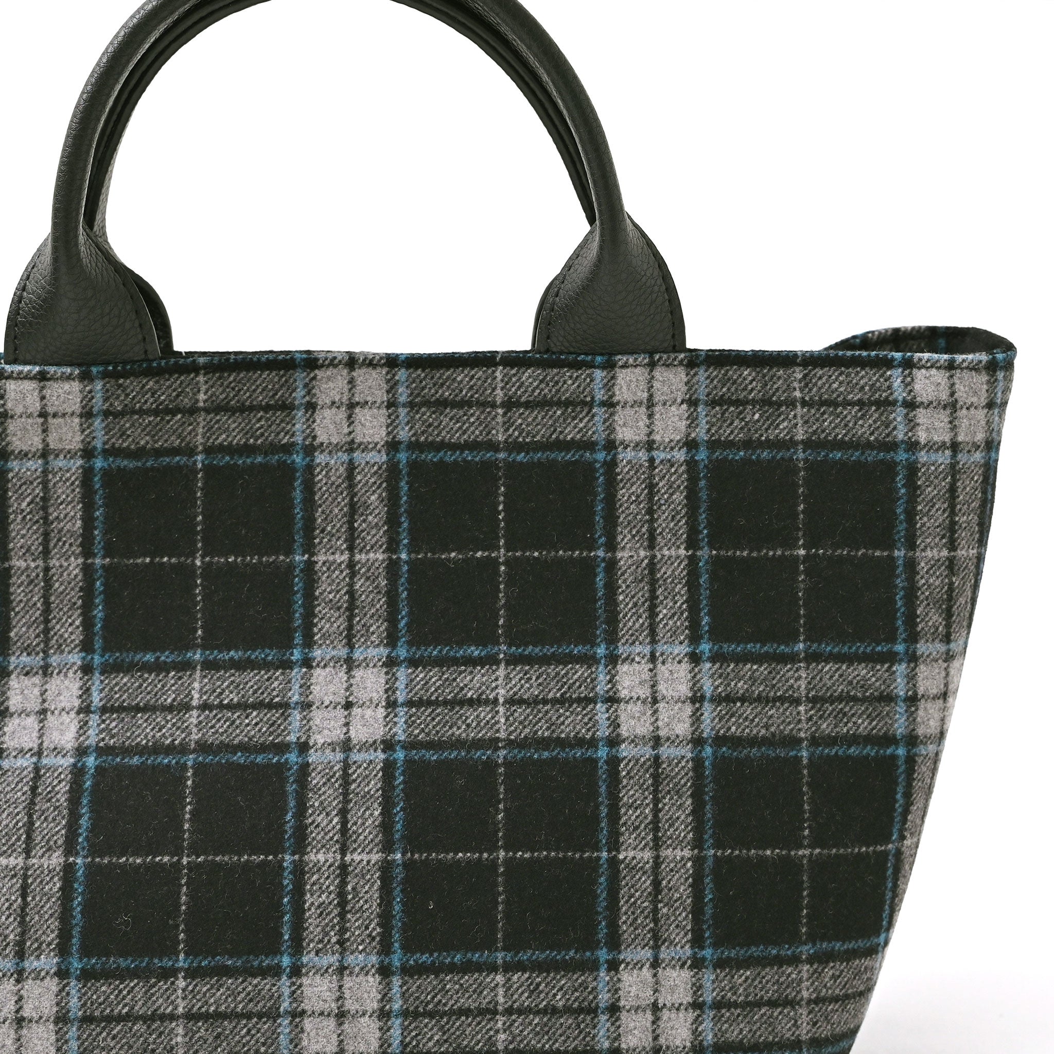 チェックトートバッグ