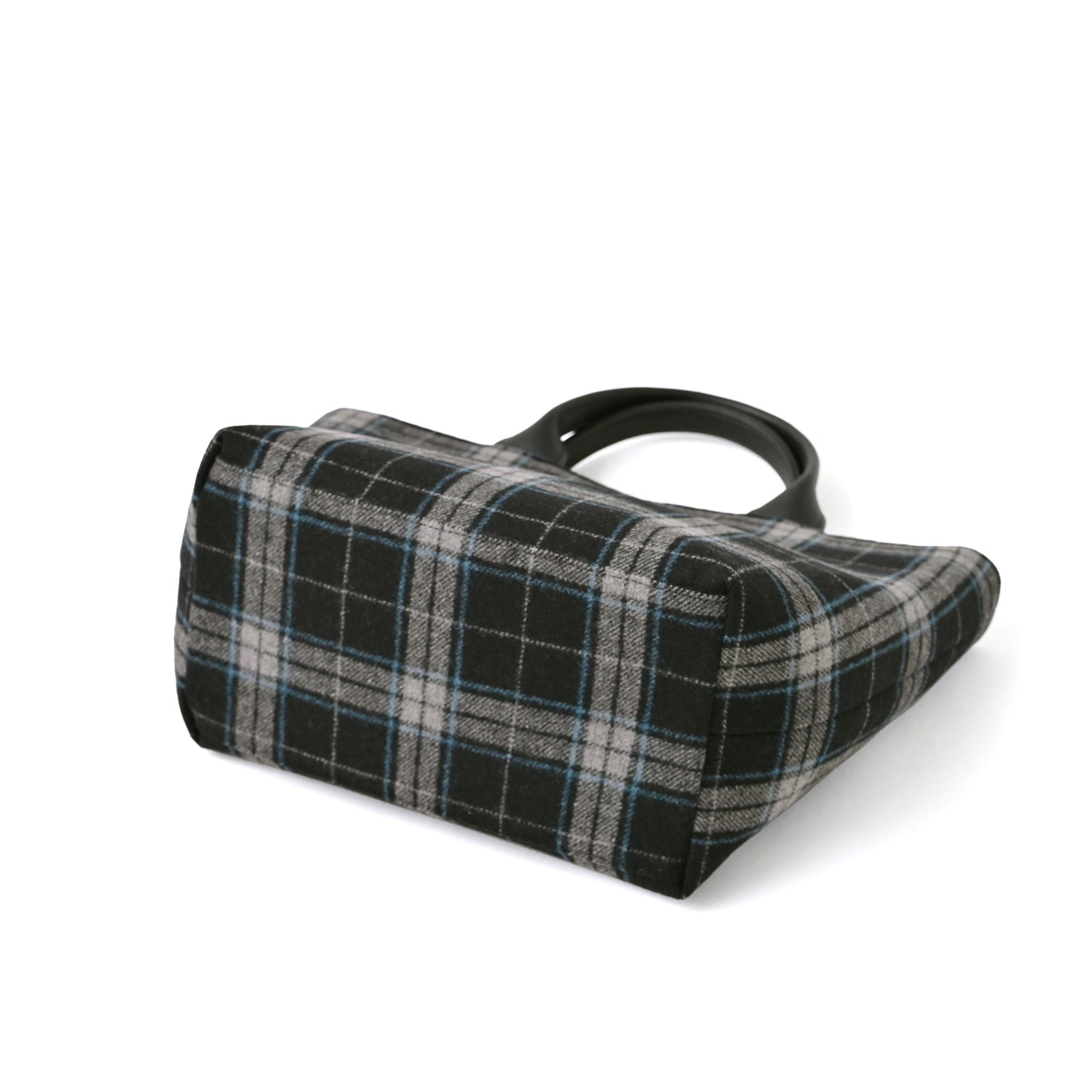 チェックトートバッグ