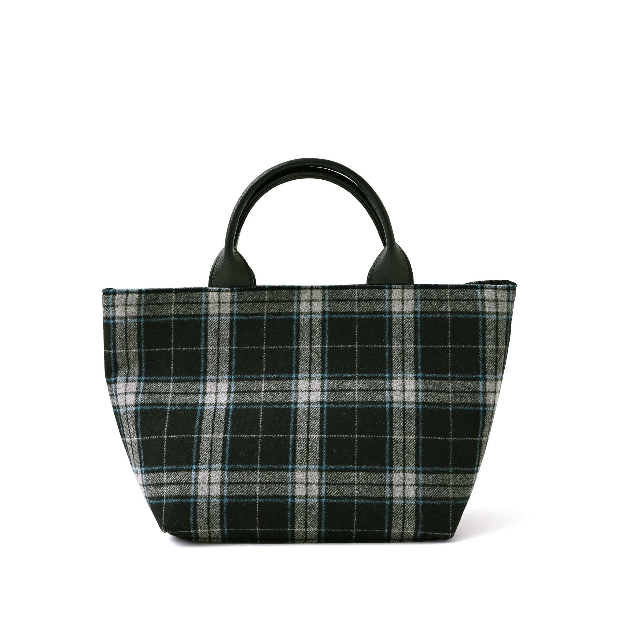 チェックトートバッグ