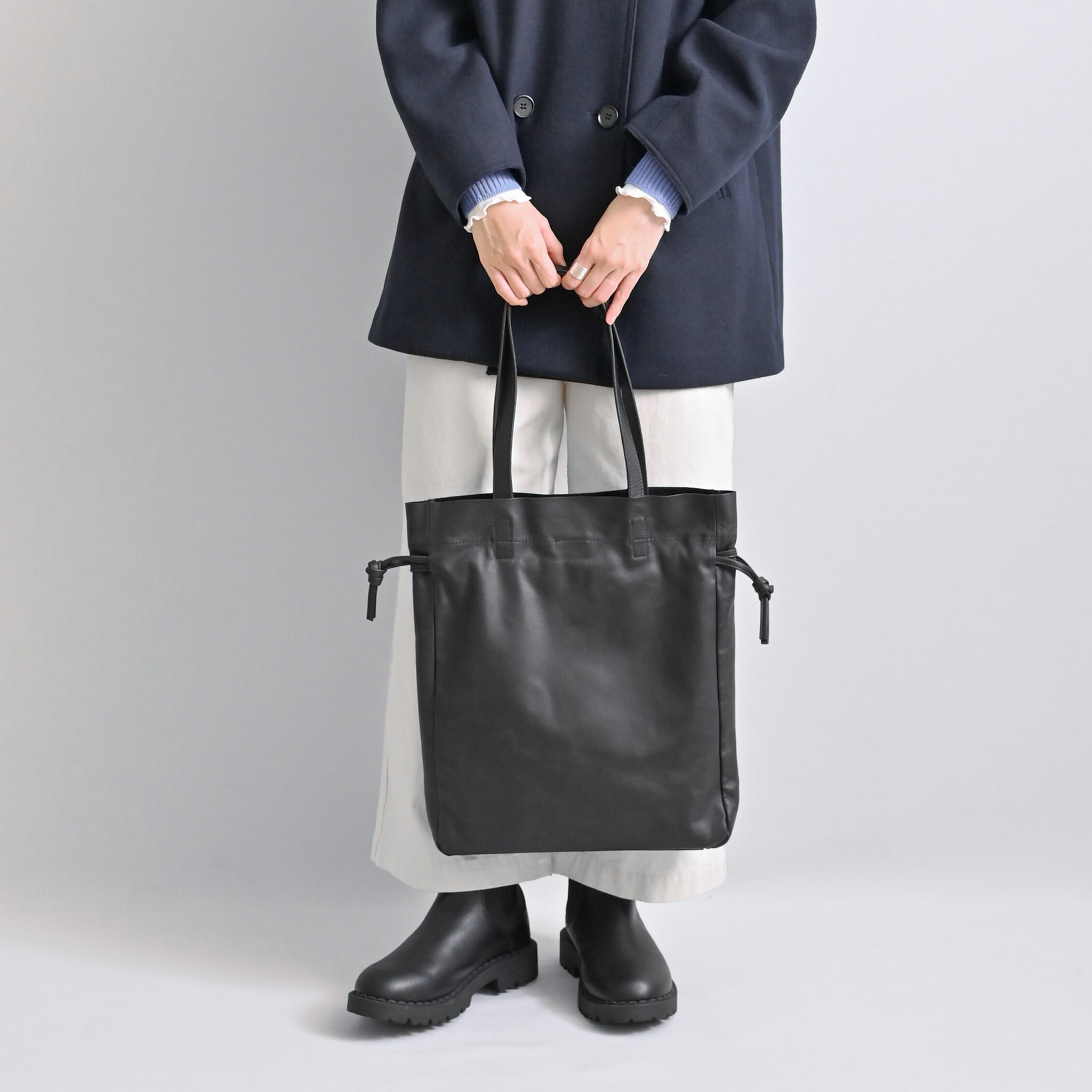 2wayレザーバッグ L