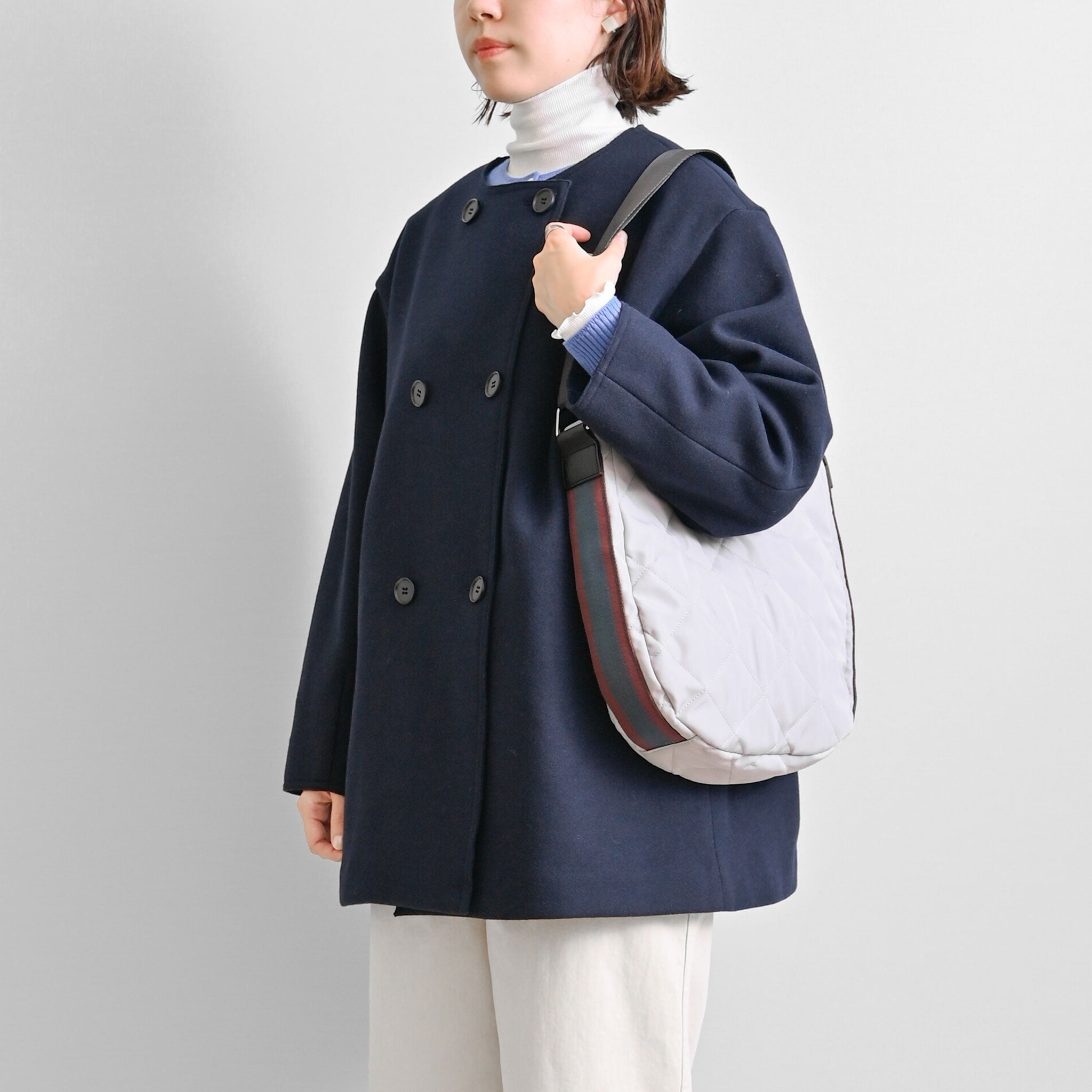 ラウンドキルトバッグ