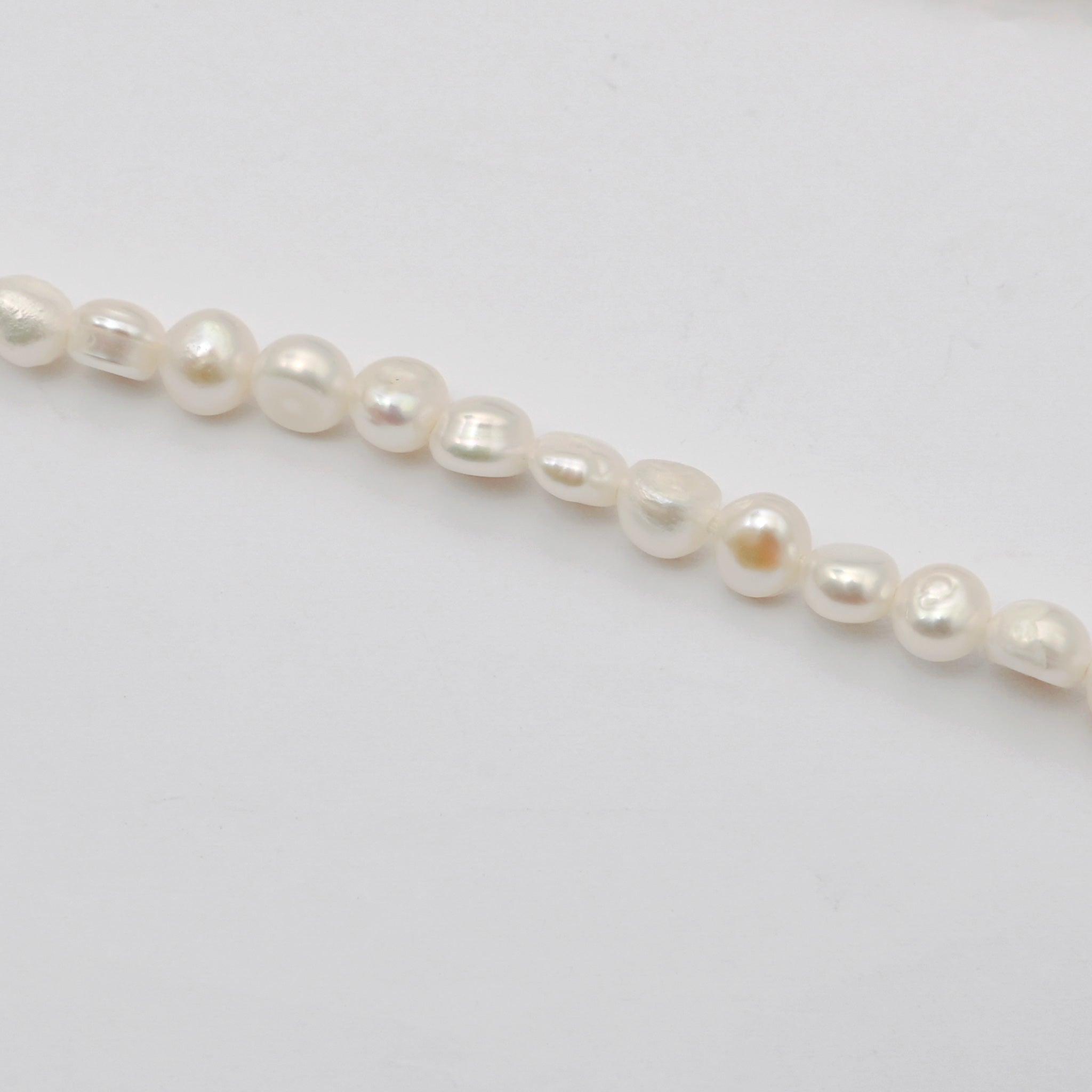 淡水パールステンレスネックレスKE25 BG (35cm)