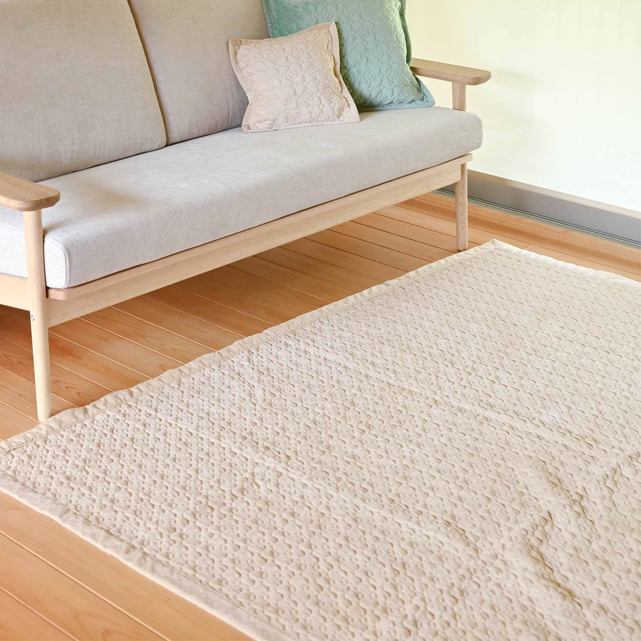 フリーキルト[ネル＆ボアキルト] A 190cm×190cm | deux C(ドゥ・セー