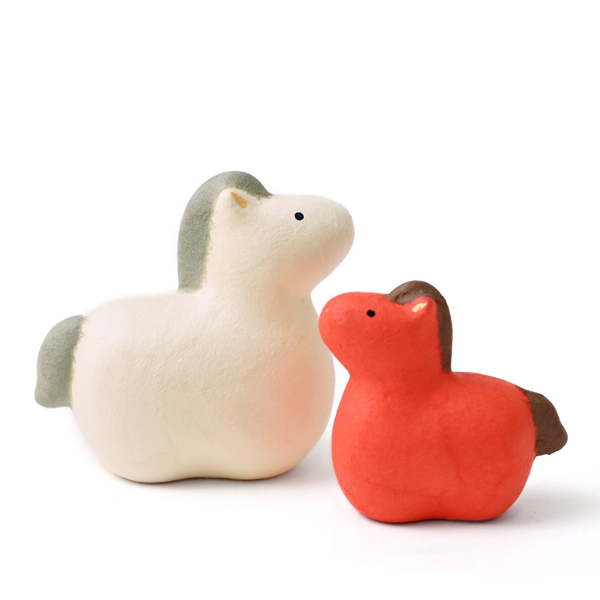 迎春置き飾り 親子福丸 午