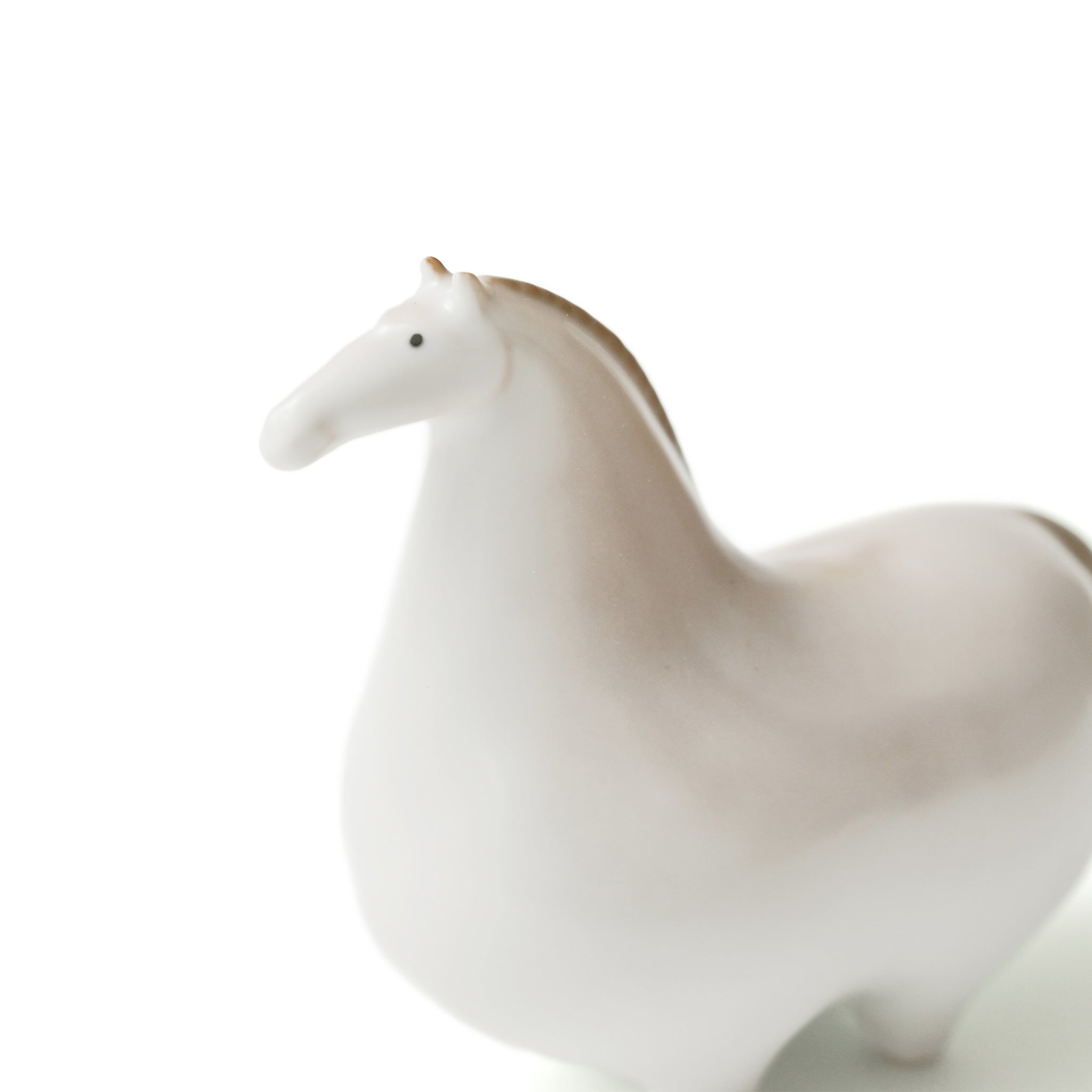 迎春置物 馬 吹付