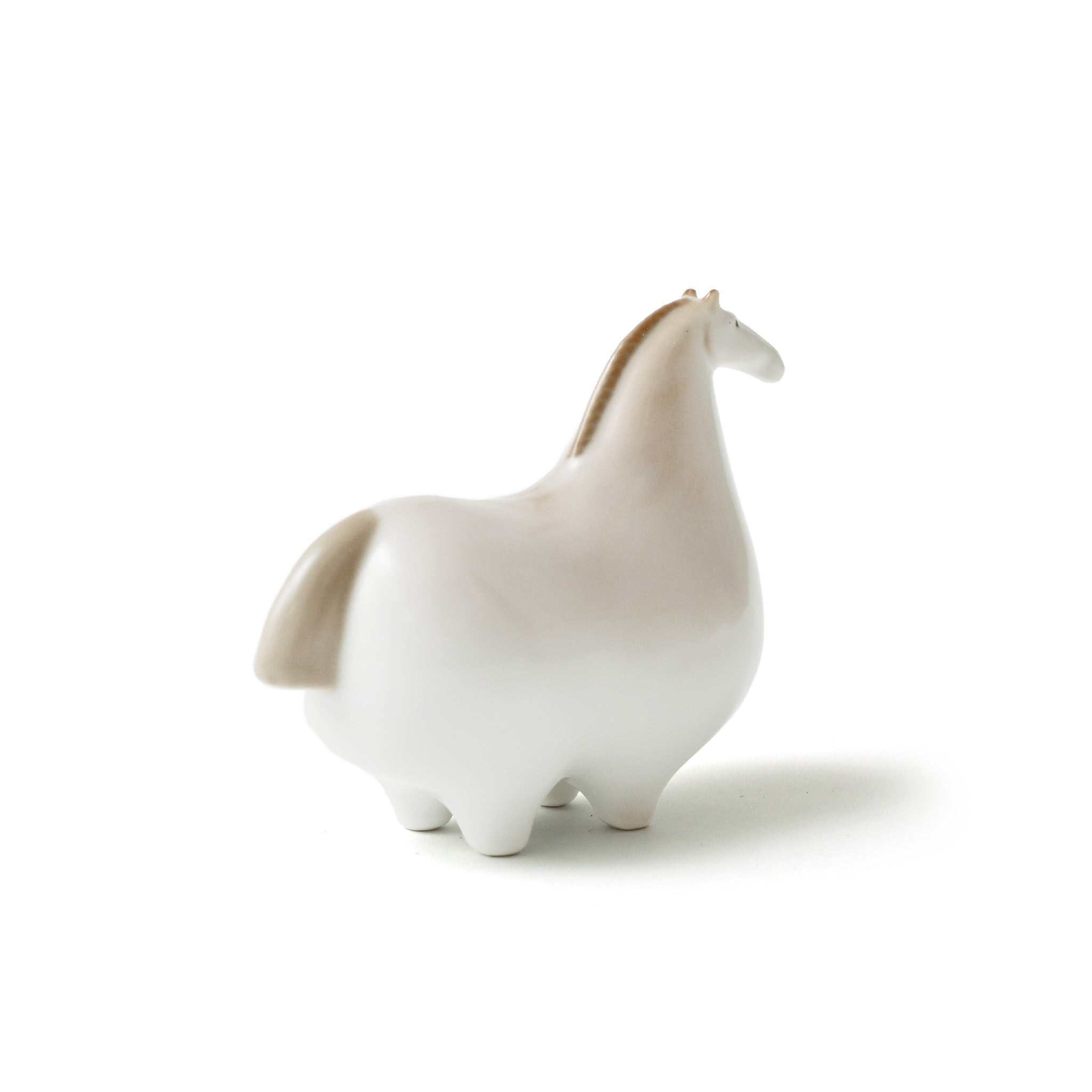 迎春置物 馬 吹付