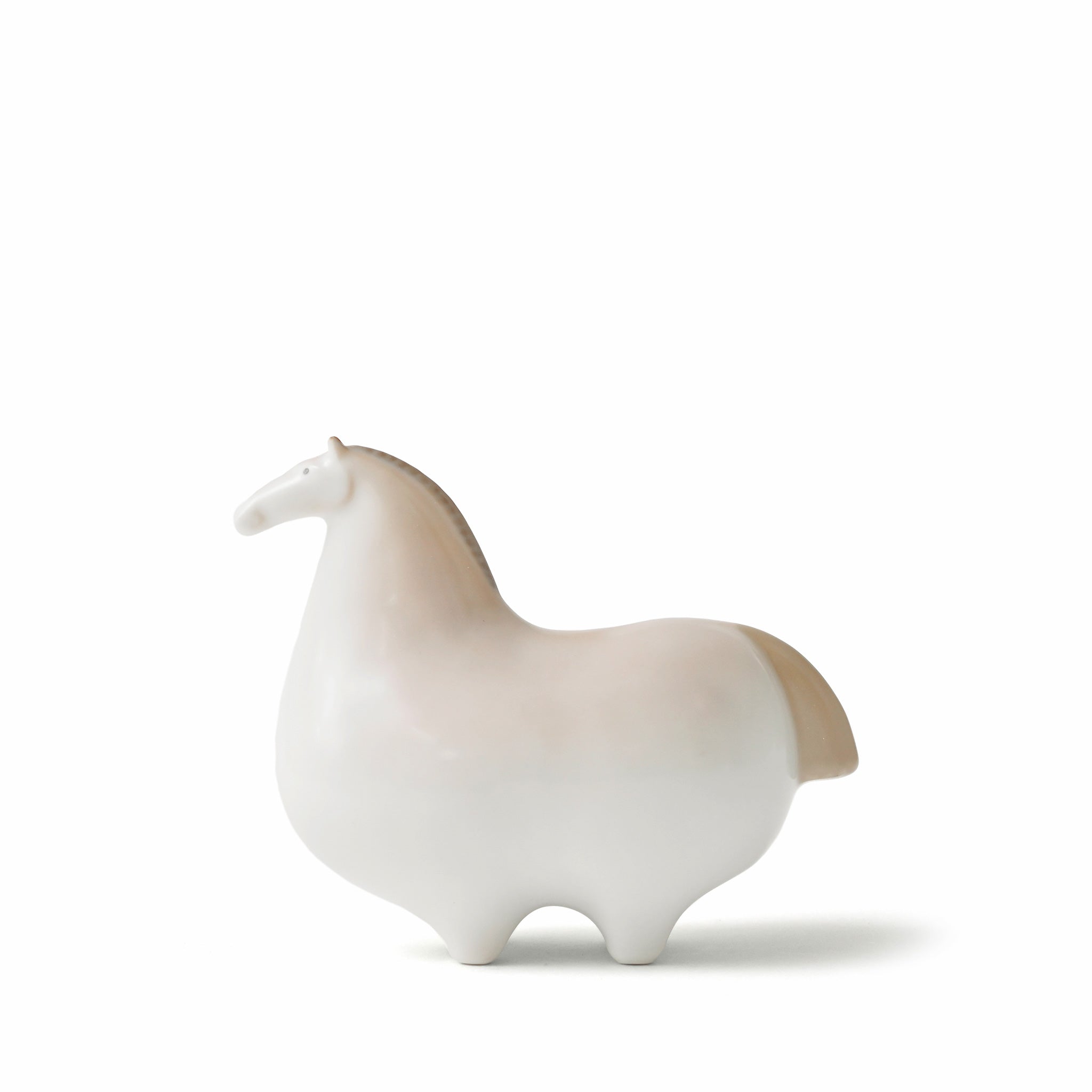 迎春置物 馬 吹付