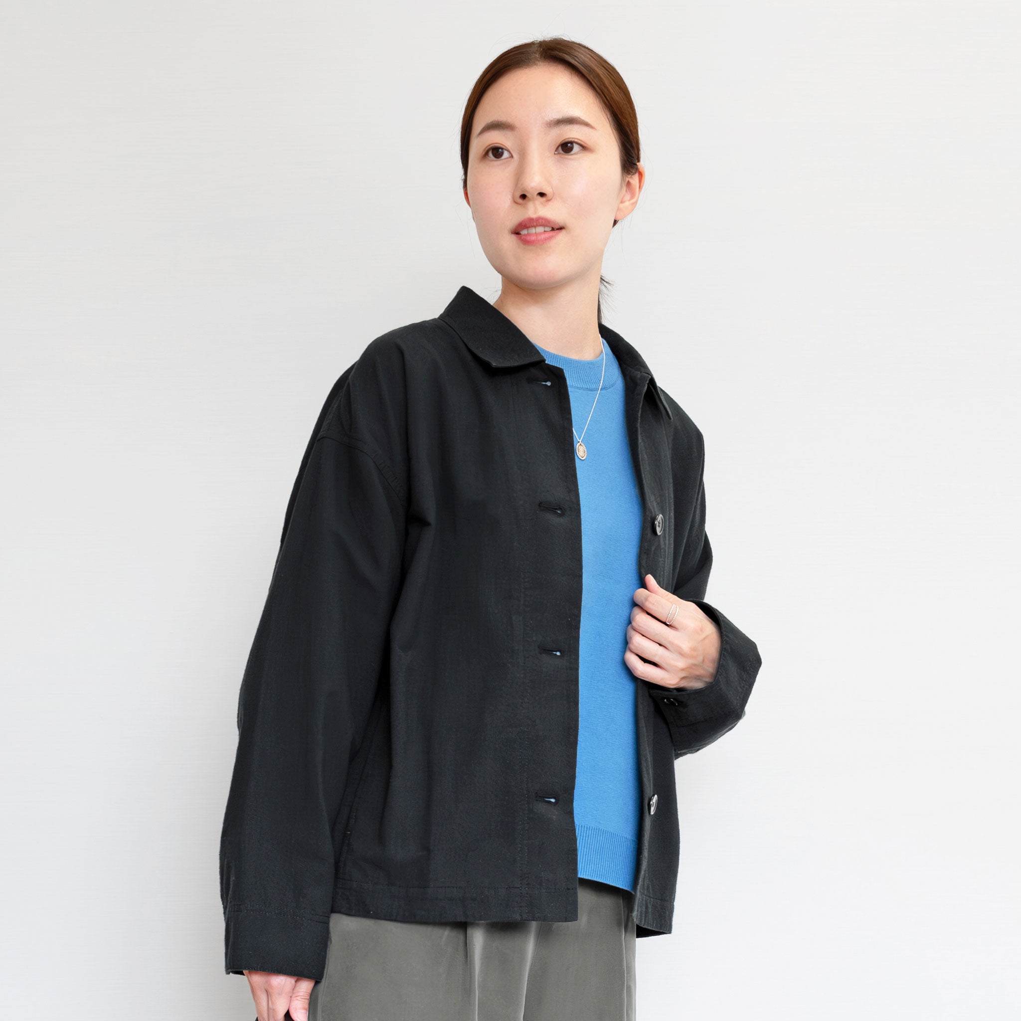 コットンライトクロスジャケット 長袖