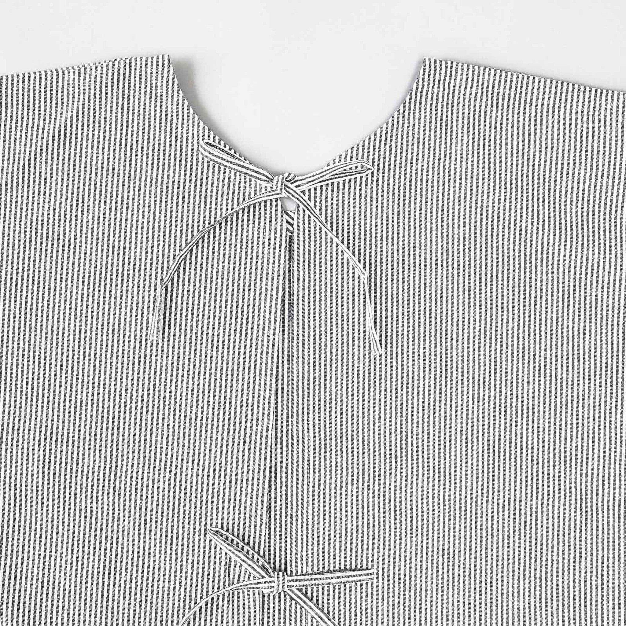 ダンガリーストライプ スモック