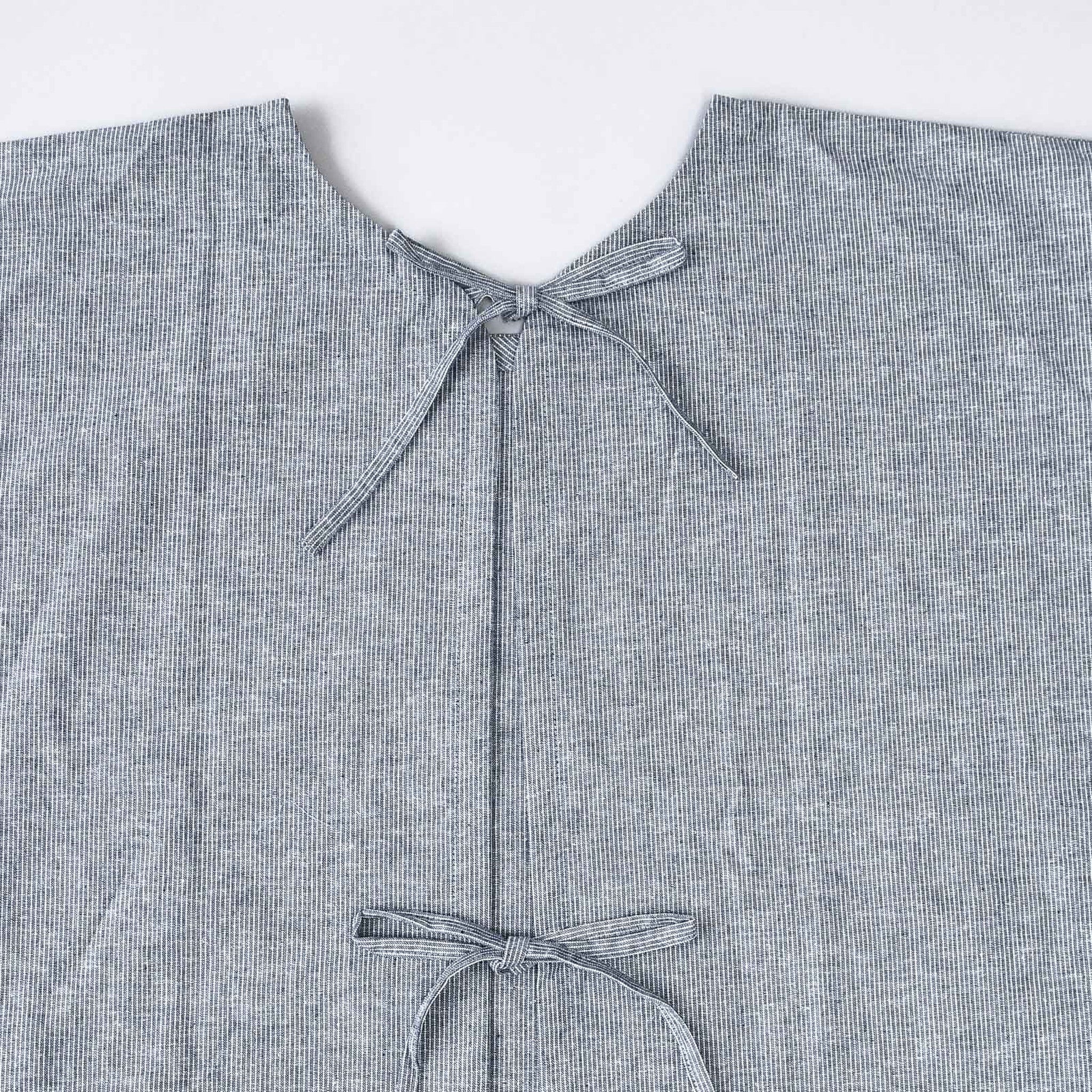 ダンガリーストライプ スモック