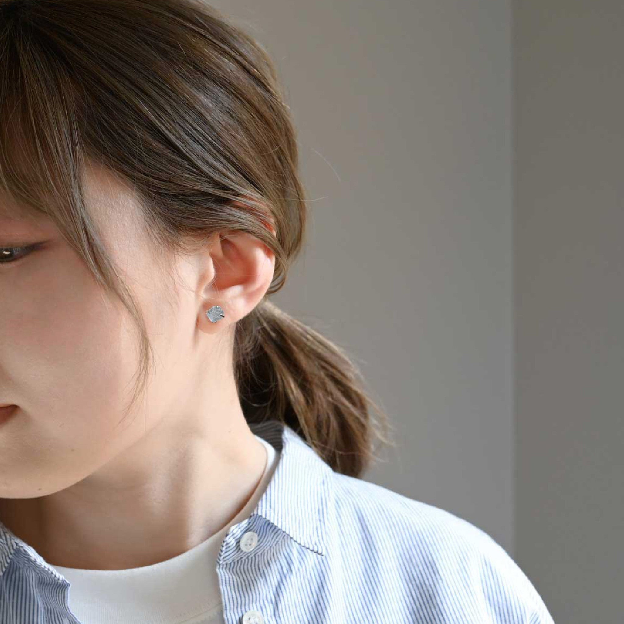 天然石ピアス PA23A SV925