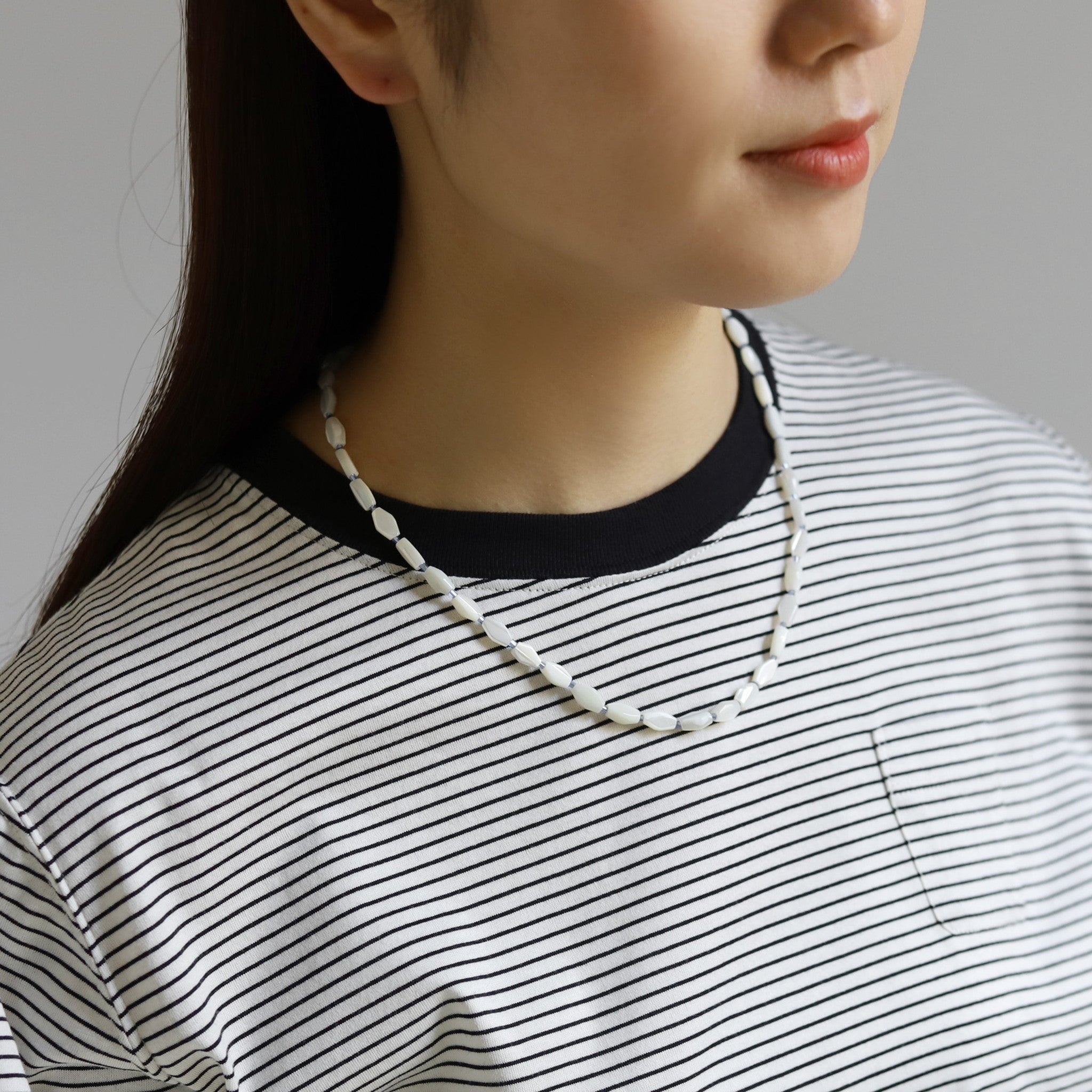 シェルネックレス MA25A(45cm)