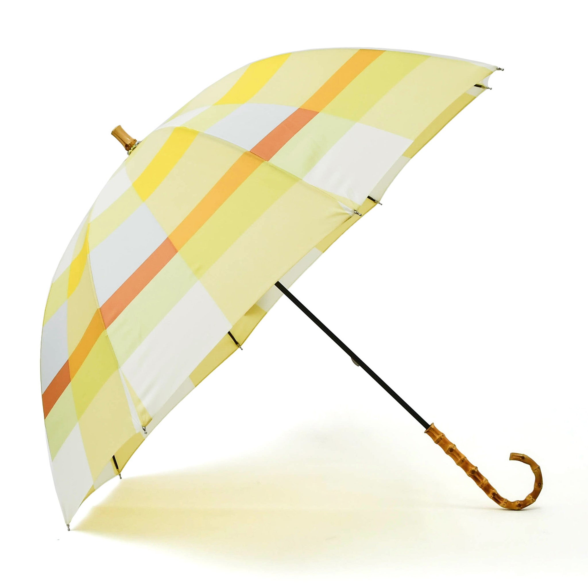 長傘  チェック 雨晴兼用