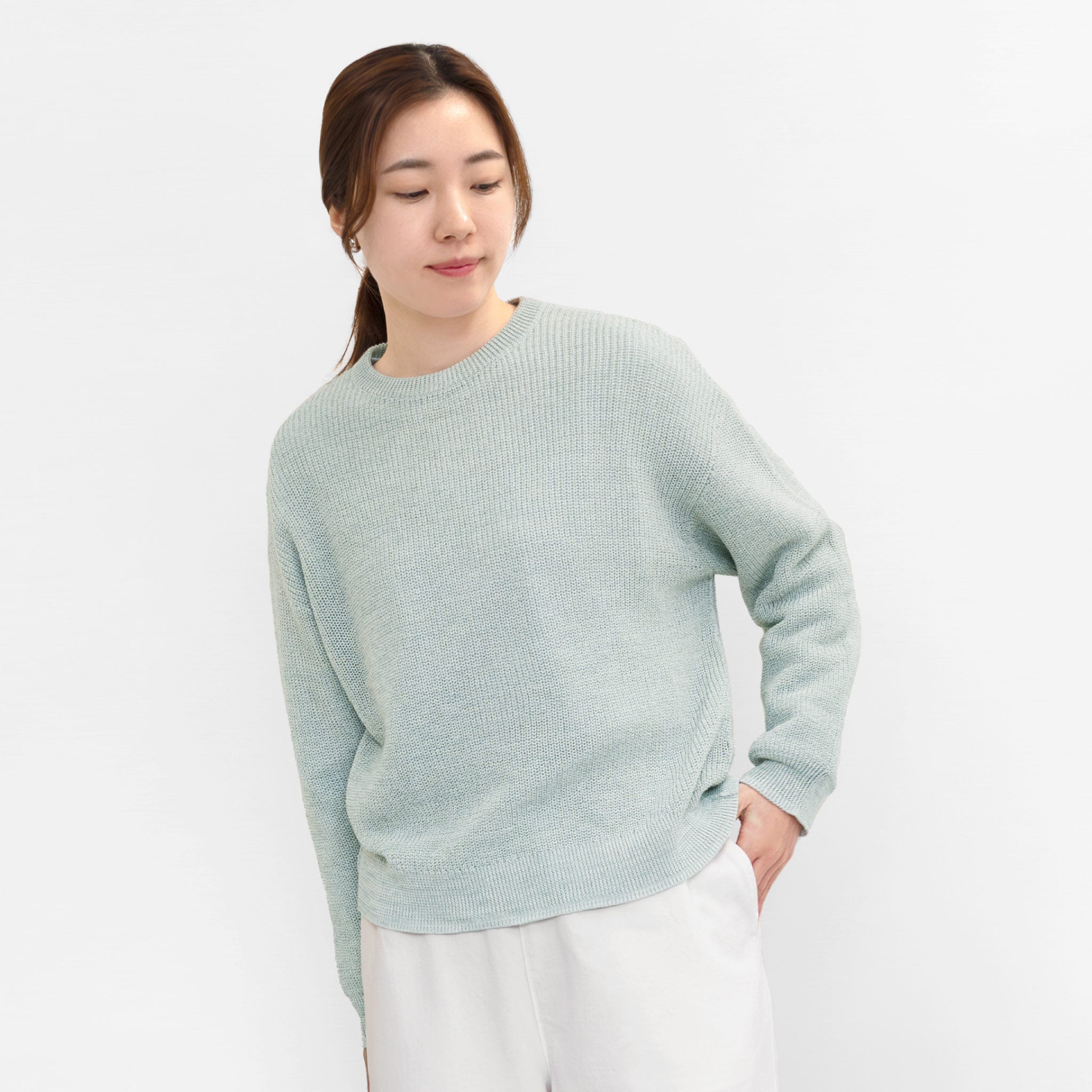 ミックスプルオーバー 長袖