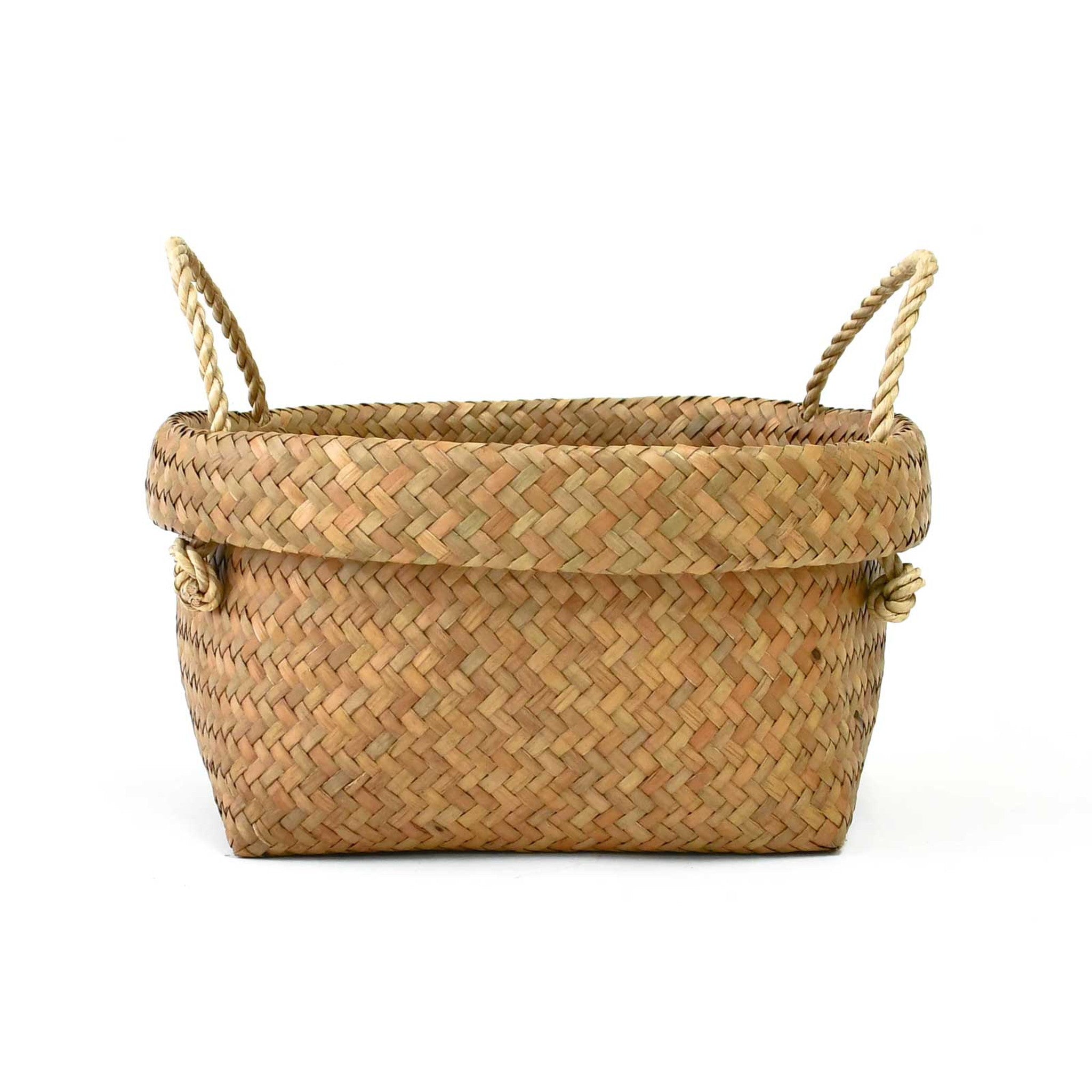 カチュー手付き丸型かご S