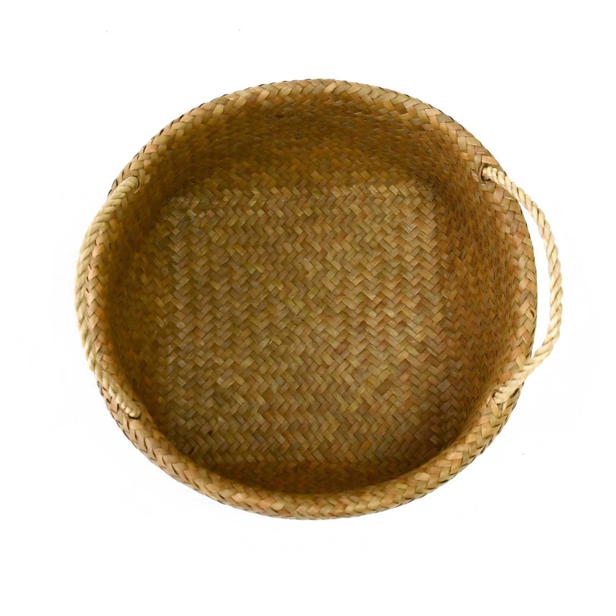 カチュー手付き丸型かご S